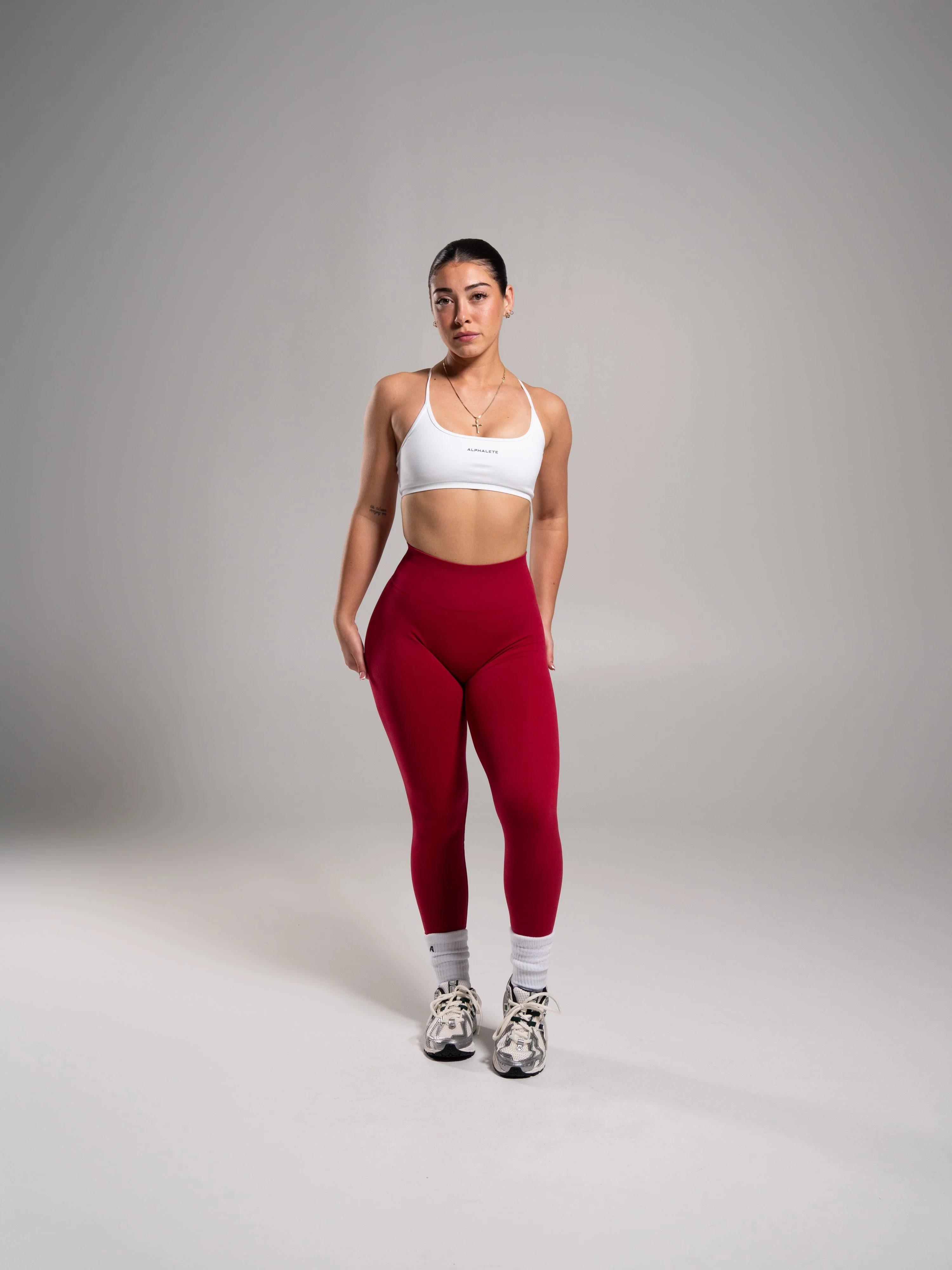 Pump High Rise Legging - Scarlet - Image 5