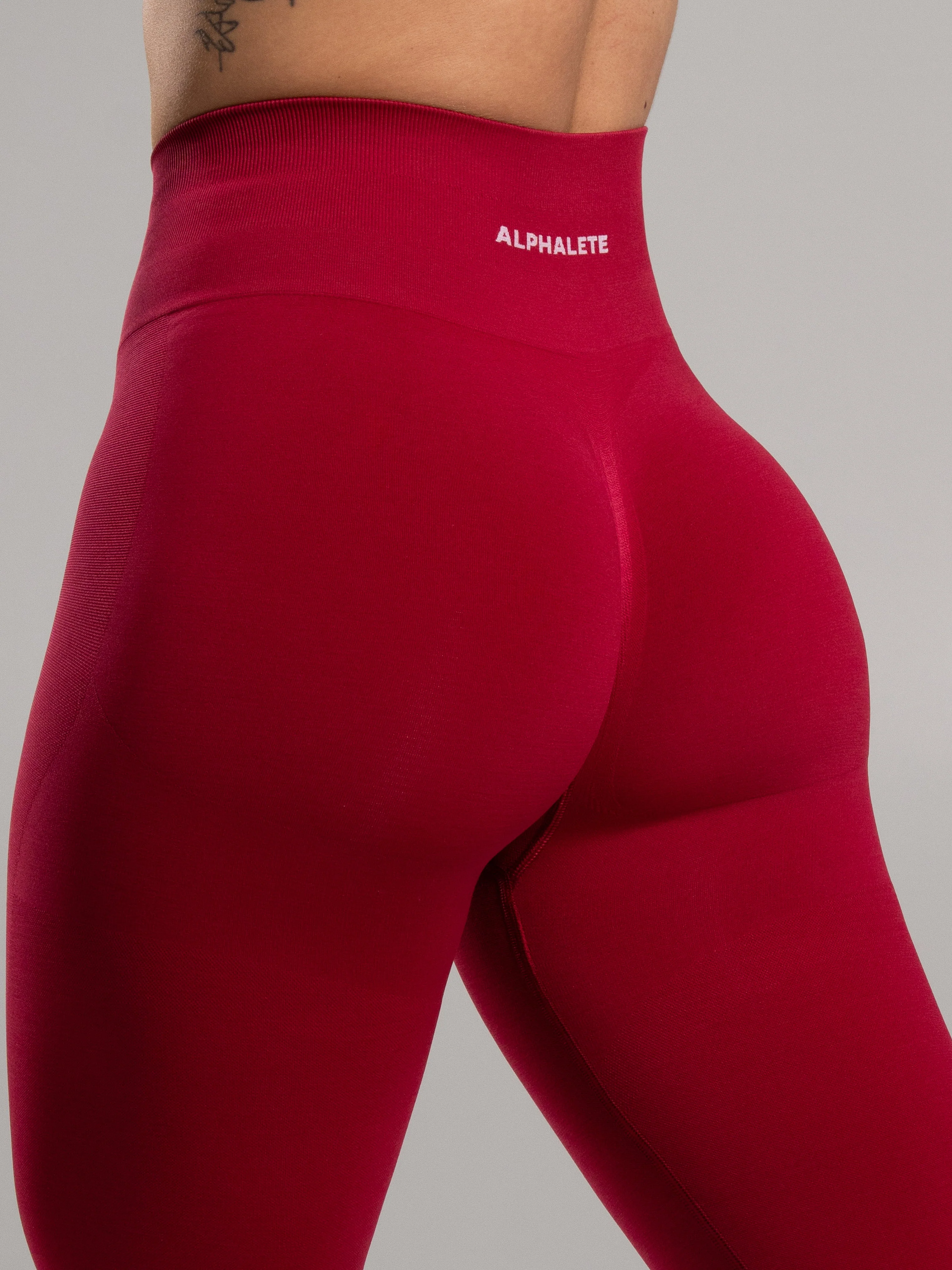 Pump High Rise Legging - Scarlet - Image 6
