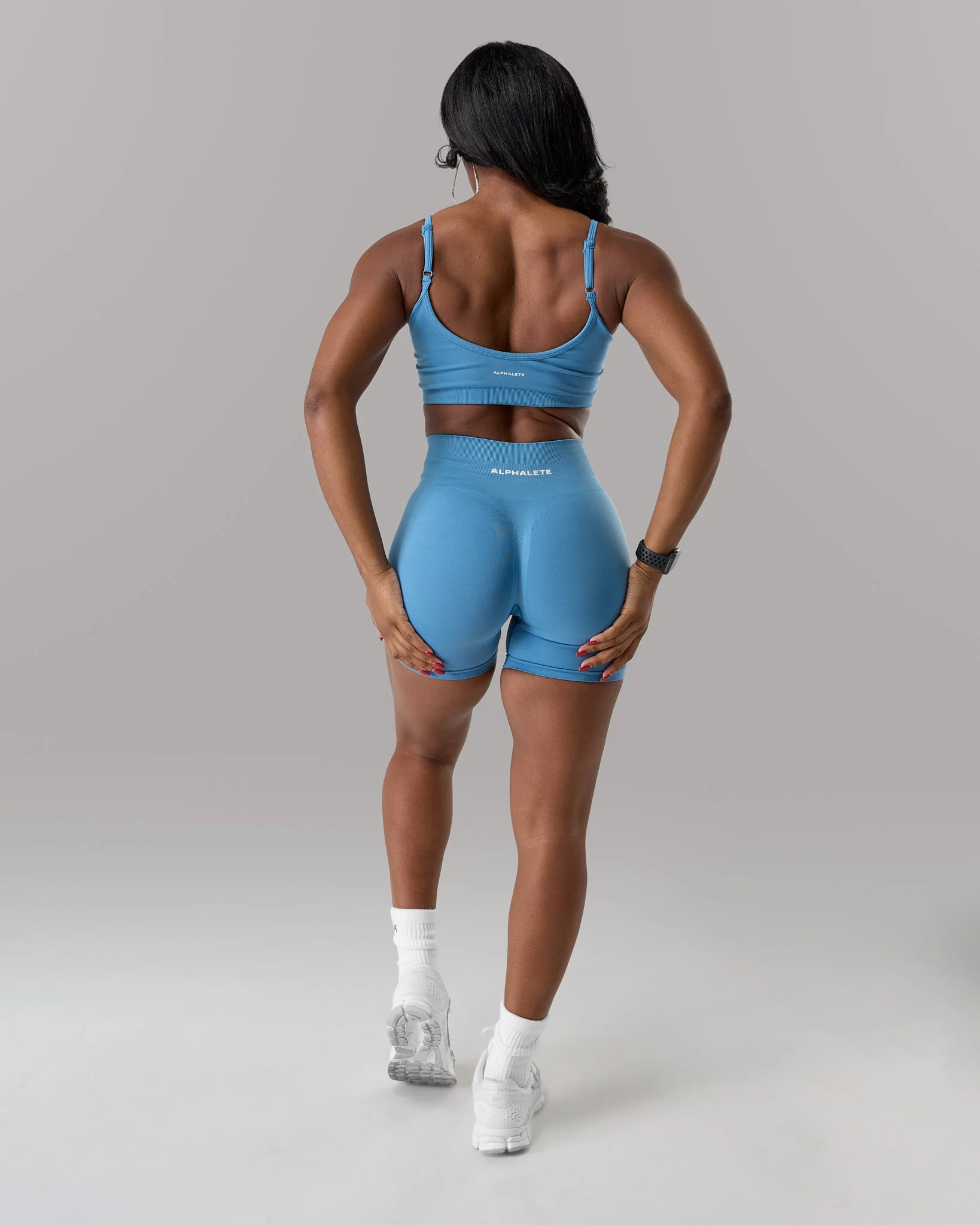 Pump High Rise Short - Coastal Blue - Image 4