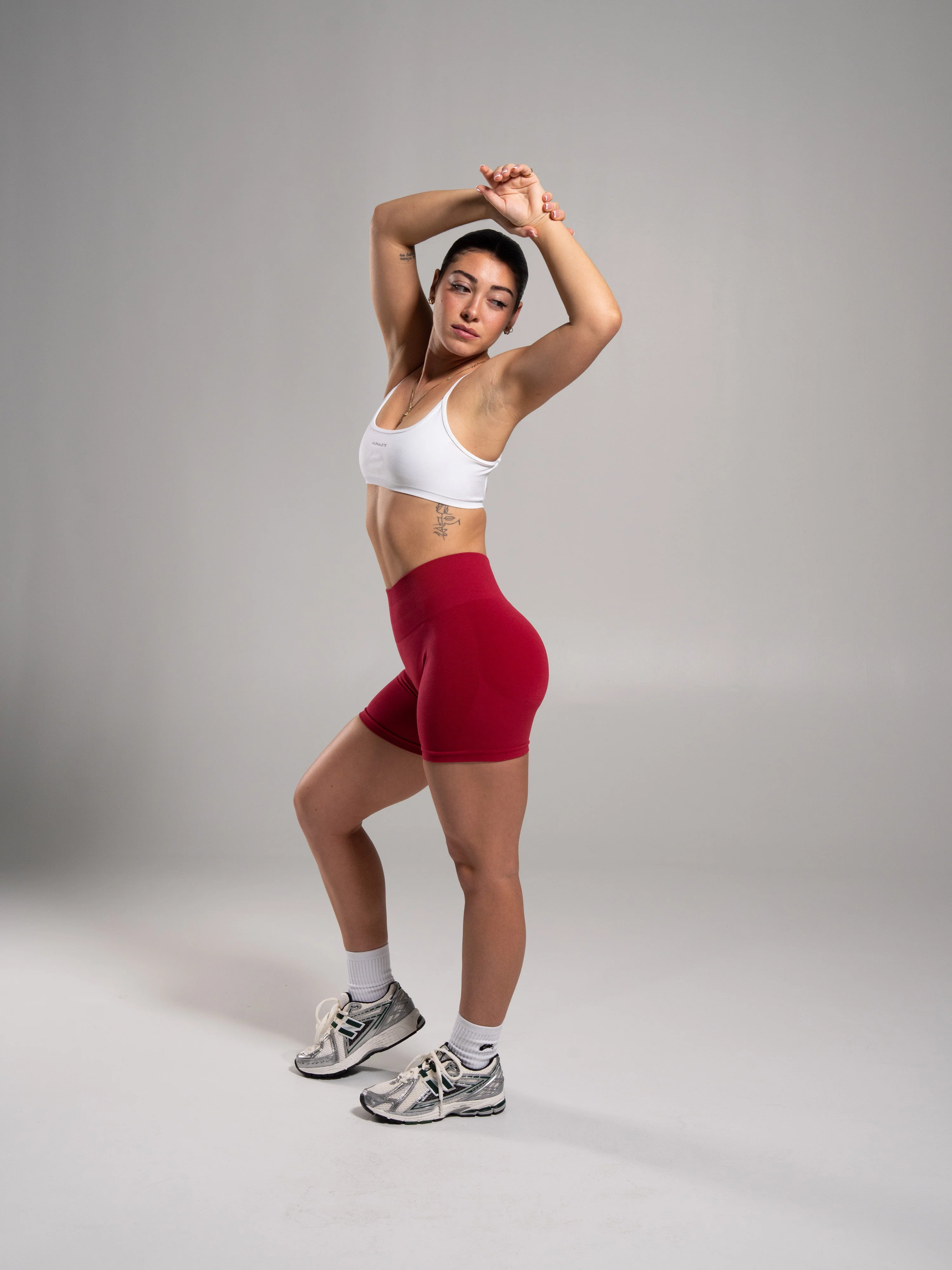 Pump High Rise Short - Scarlet - Image 4