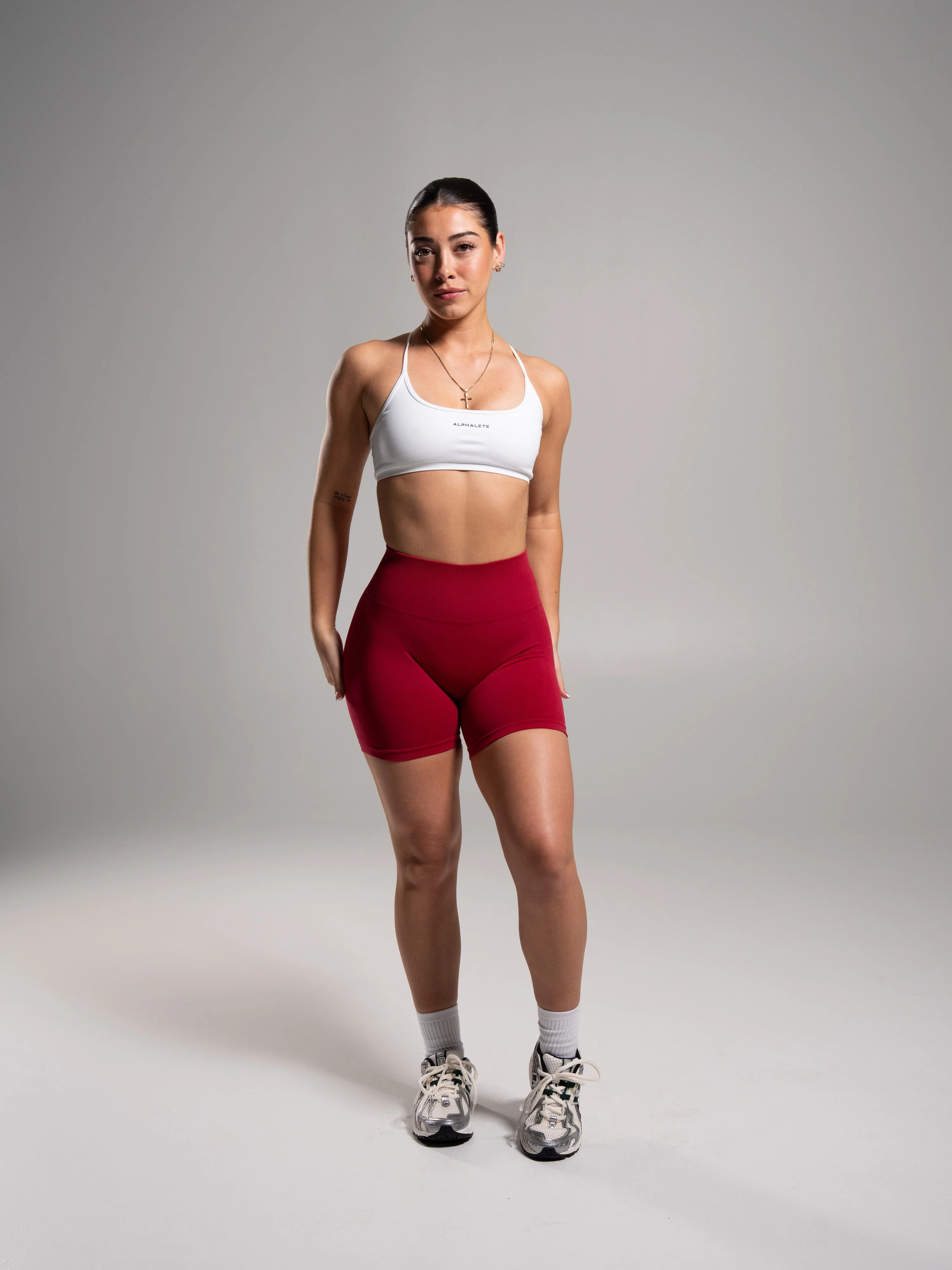 Pump High Rise Short - Scarlet - Image 5