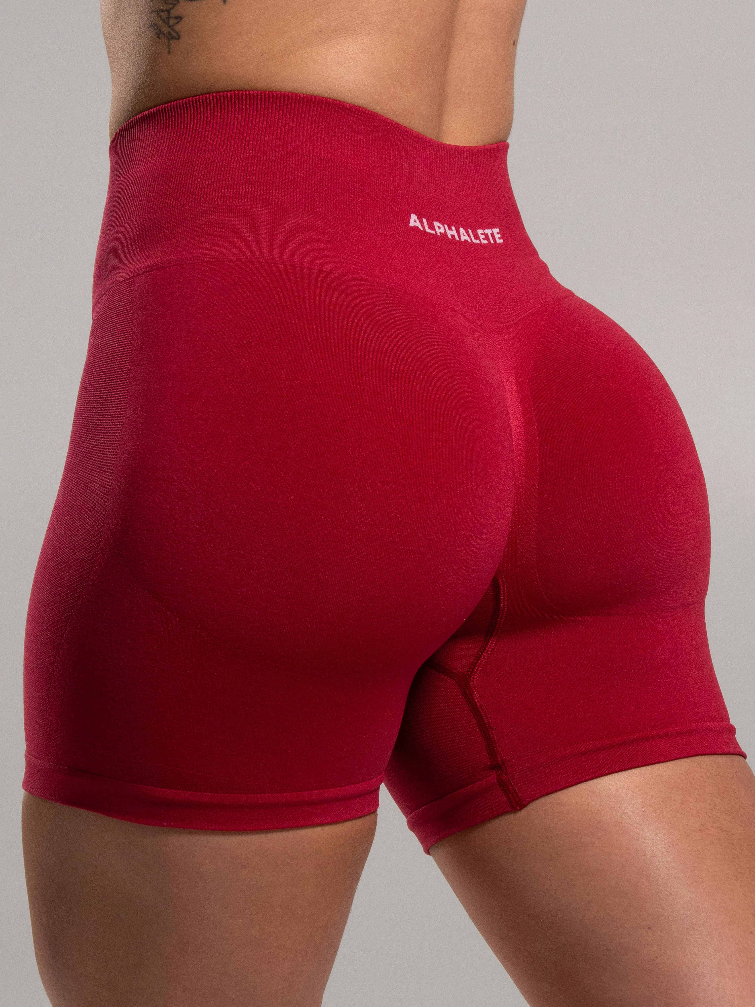 Pump High Rise Short - Scarlet - Image 6