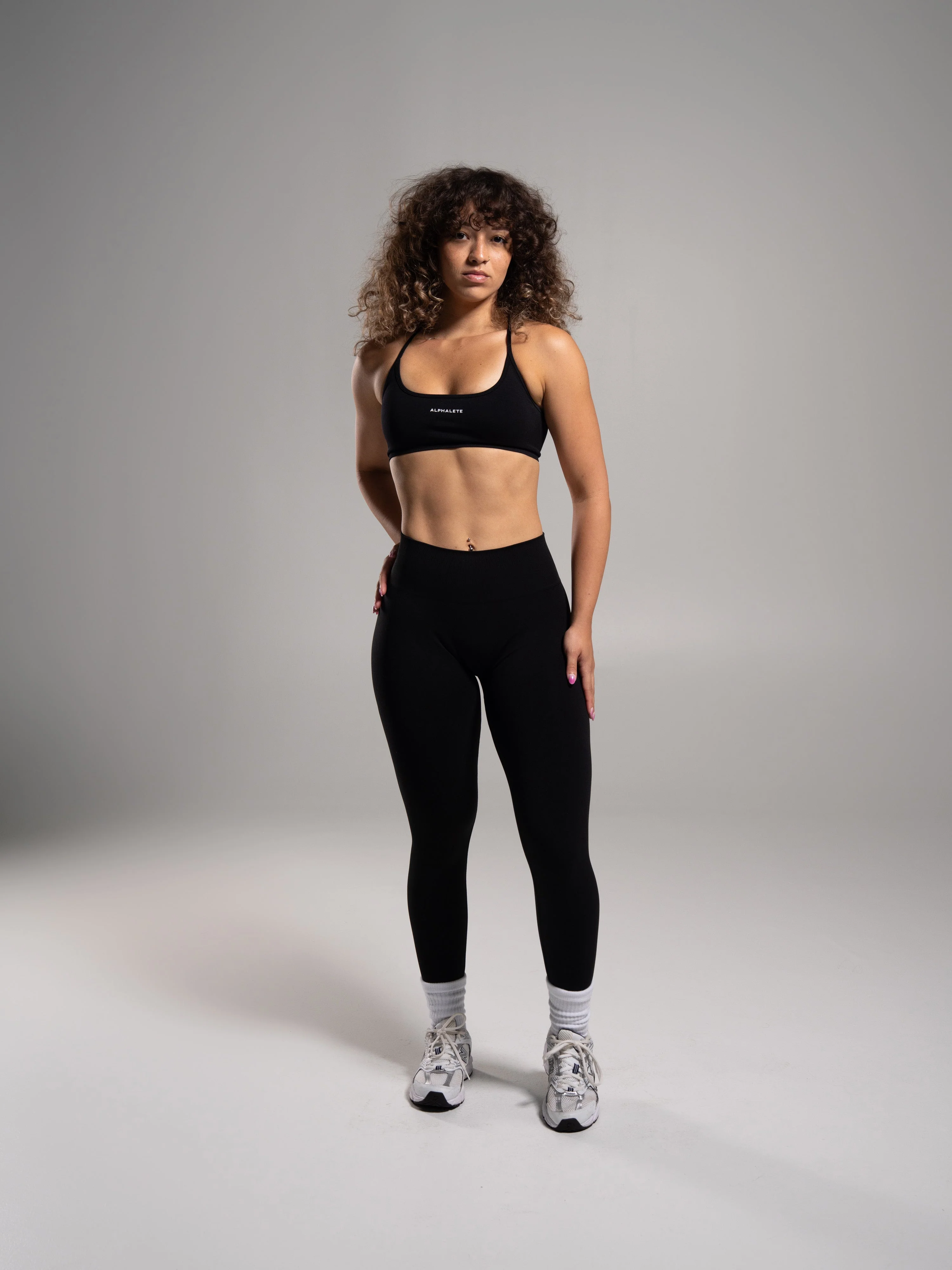 Pump Mid Rise Legging - Black - Image 5