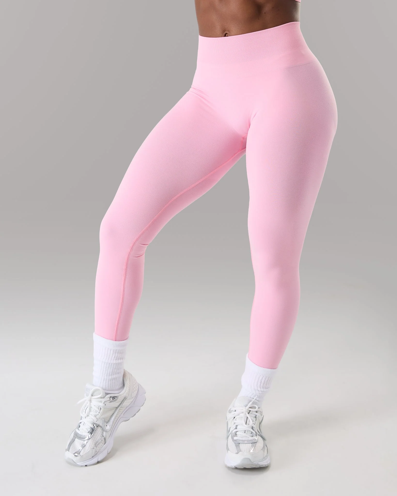 Pump Mid Rise Legging - Rose - Image 2