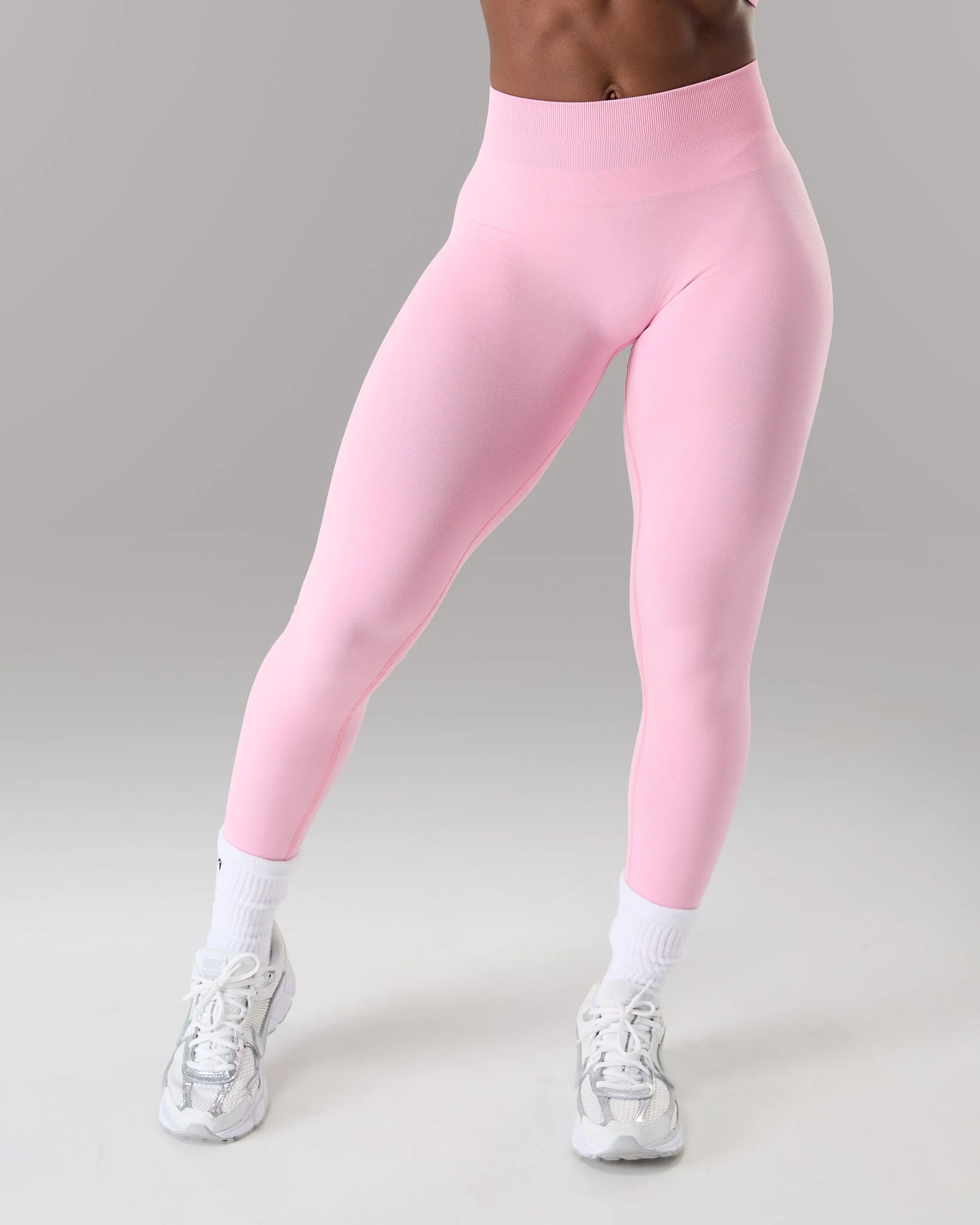 Pump Mid Rise Legging - Rose - Image 3