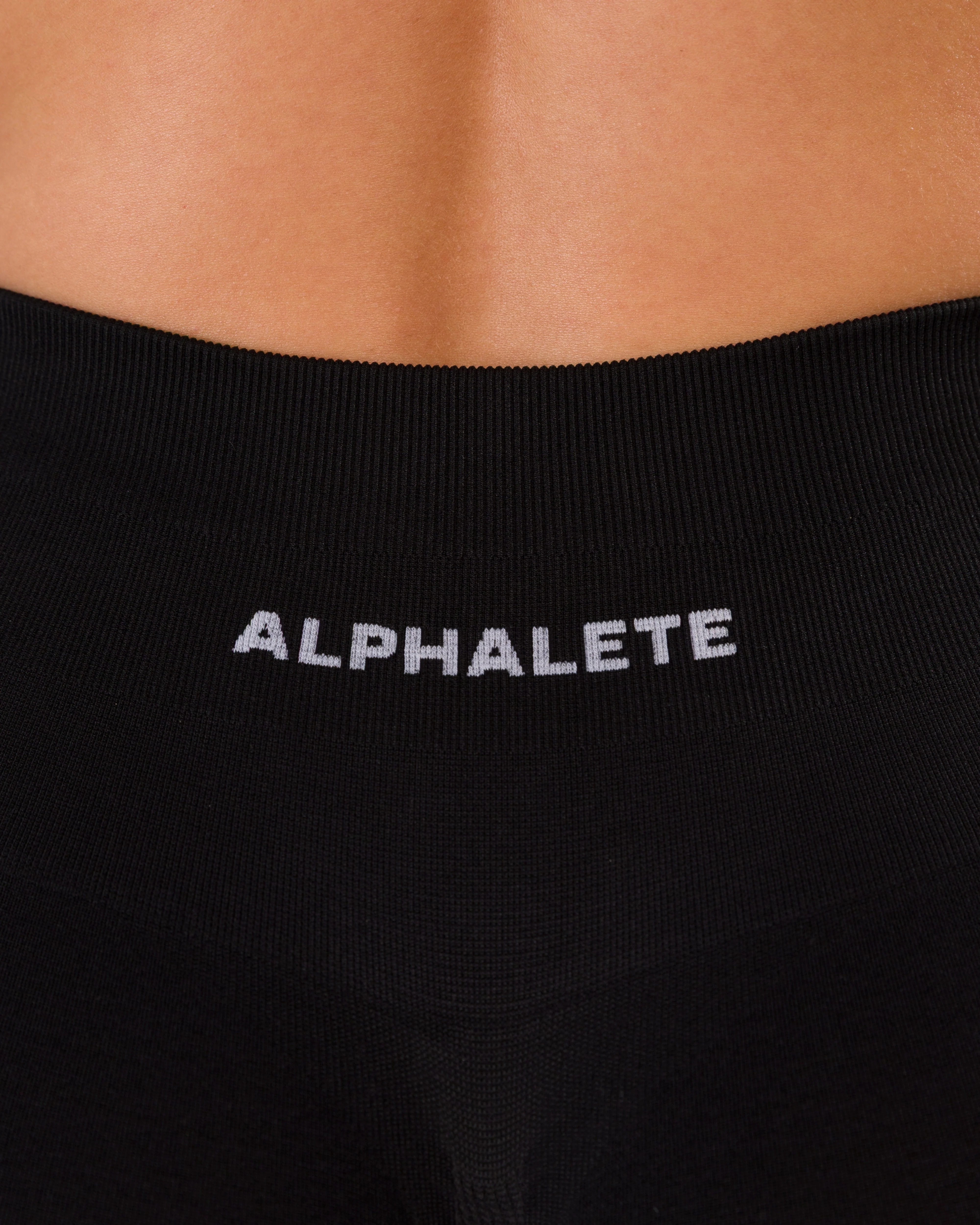 Pump Mid Rise Short - Black w/ Logo - Image 6