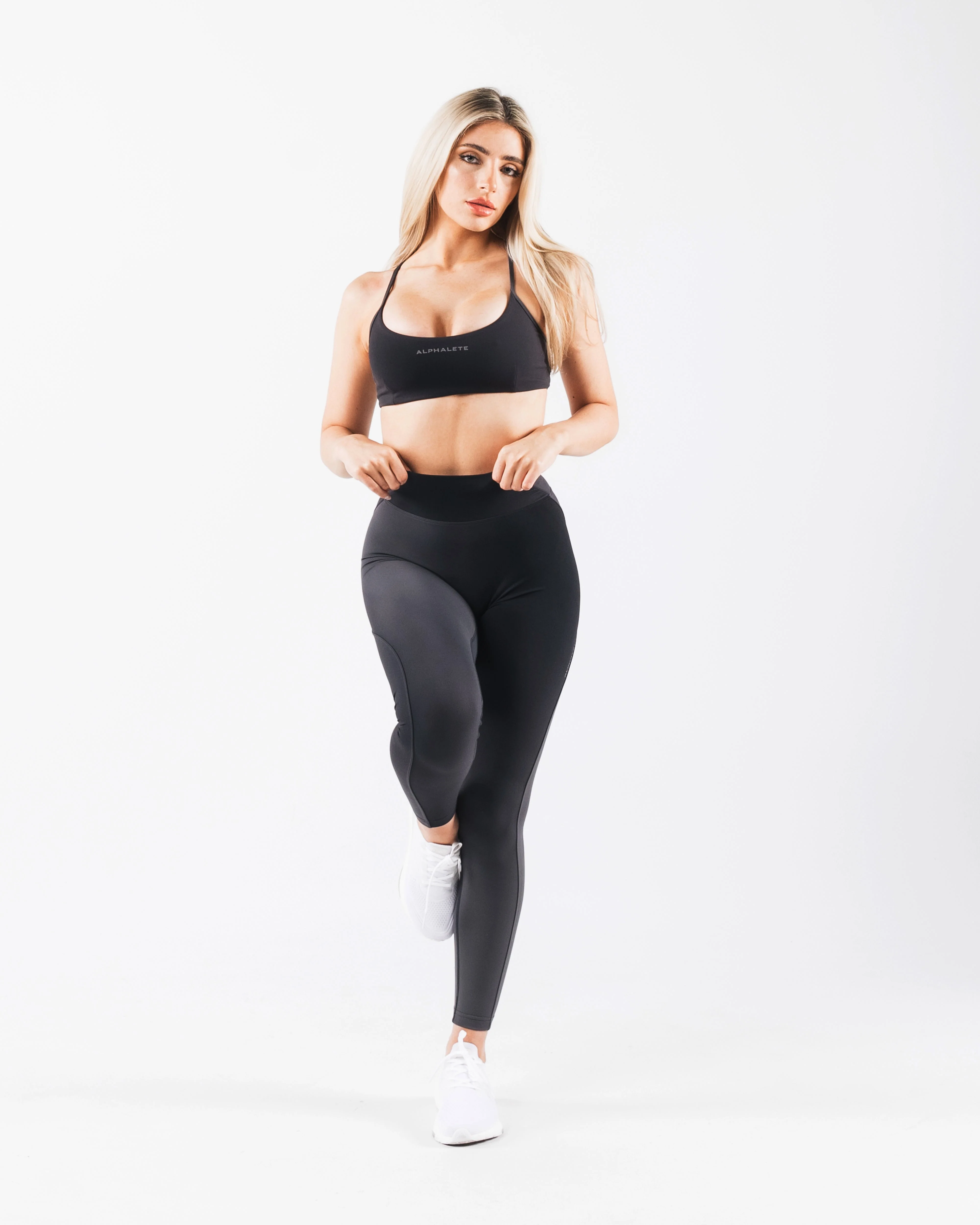 Aura 3 Strap Bra - Aura Storm Print - Image 3