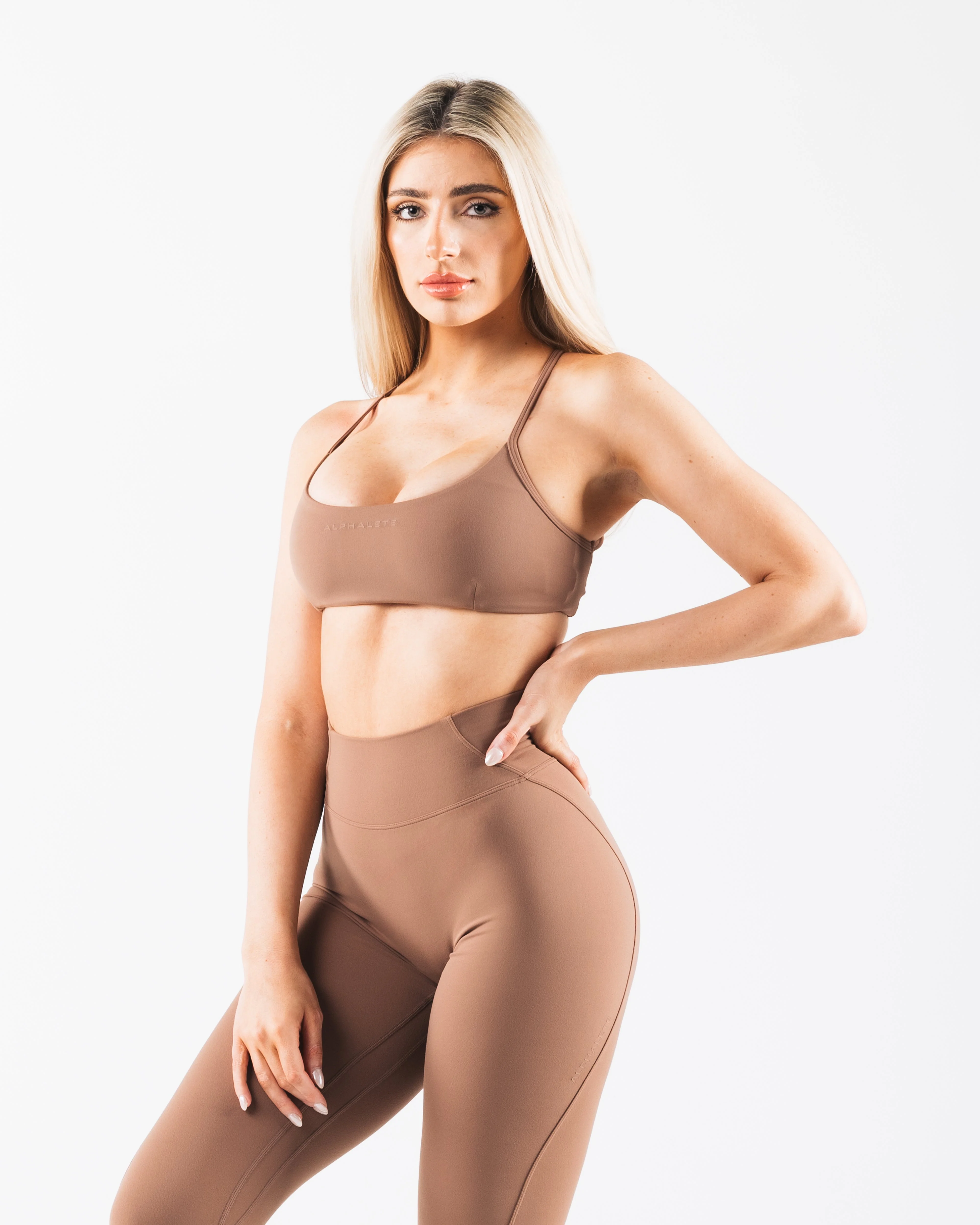 Aura 3 Strap Bra - Oak - Image 4