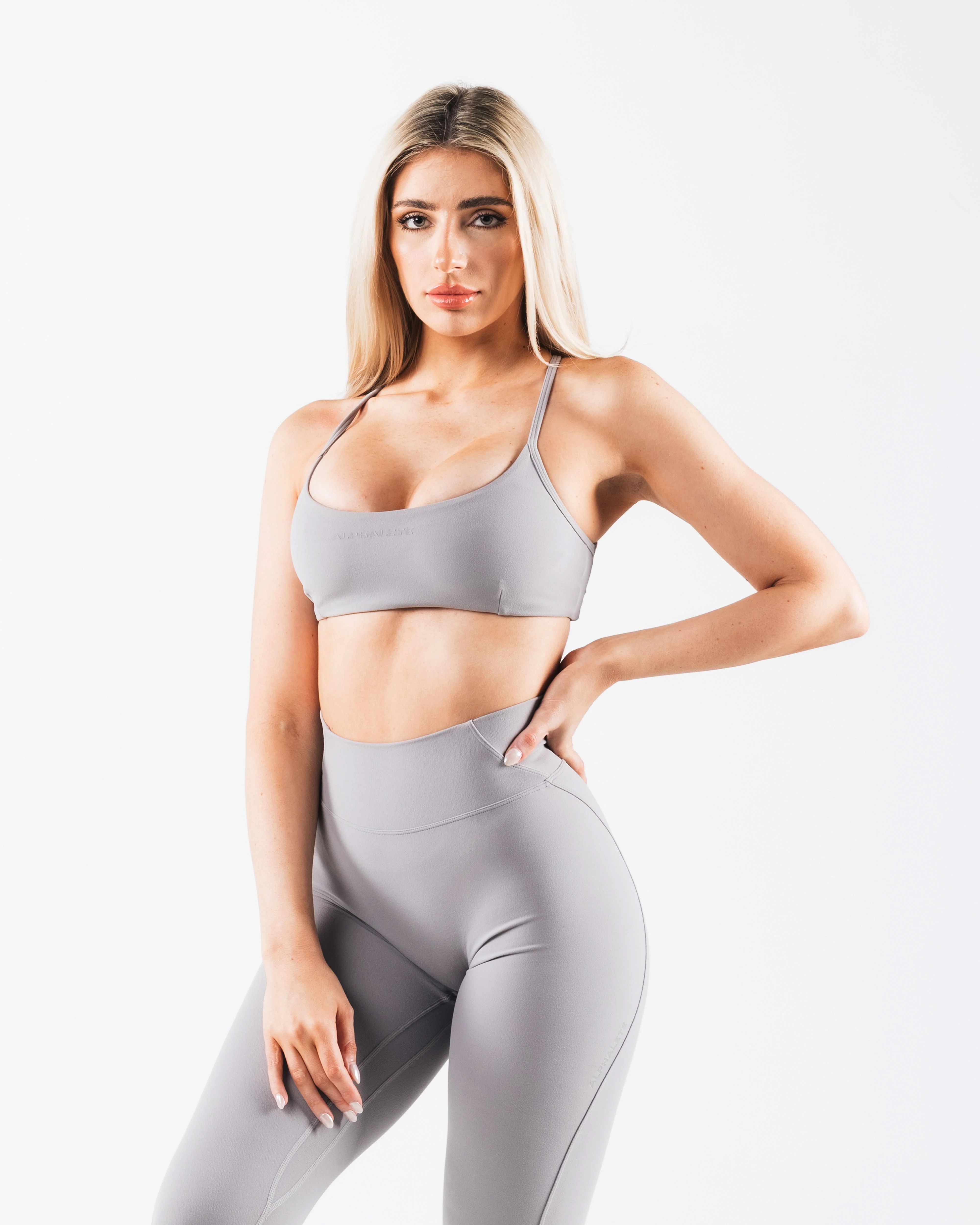 Aura 3 Strap Bra - Smoke - Image 4