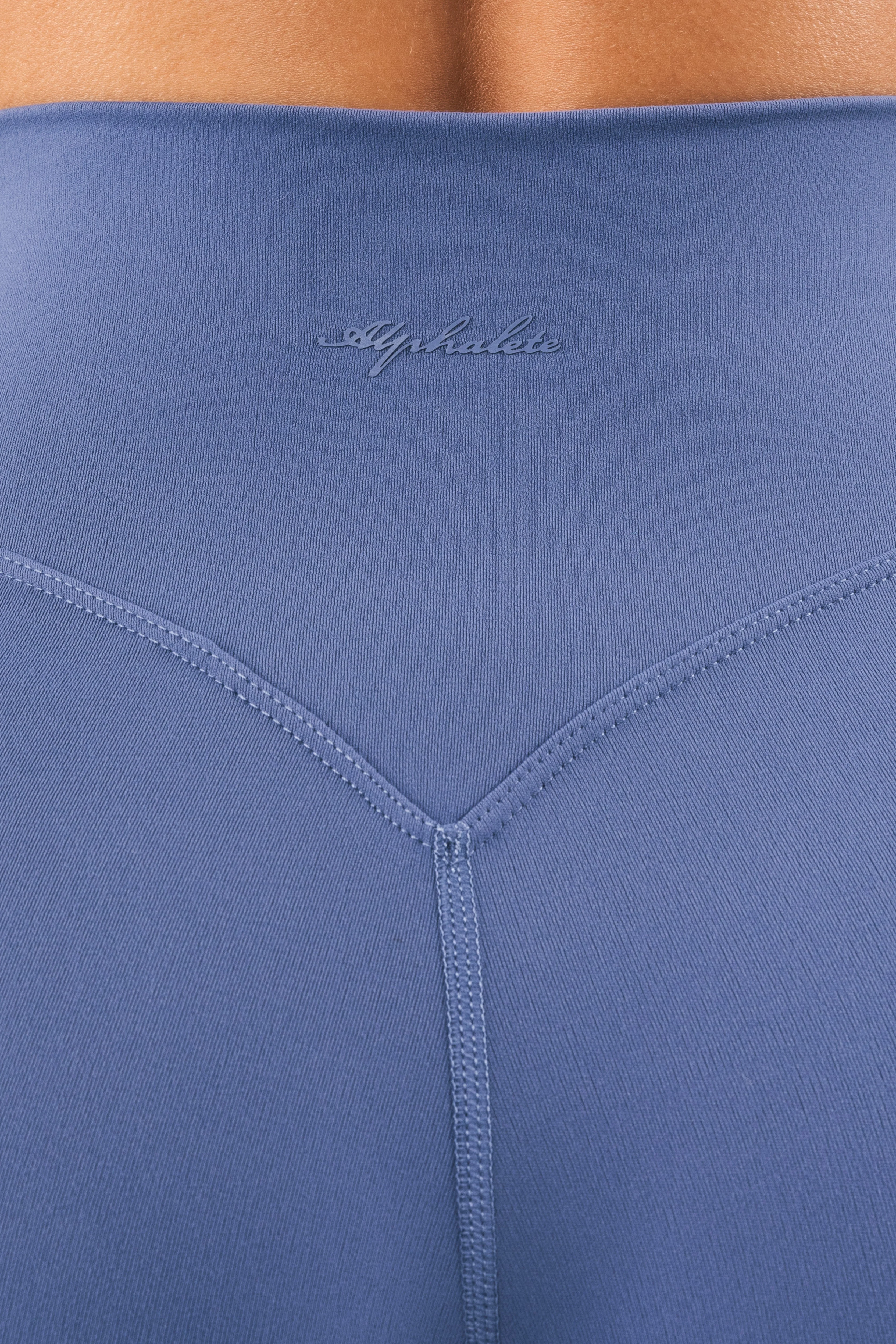 Aura Ultra-High Rise Capri - Dusty Blue - Image 5