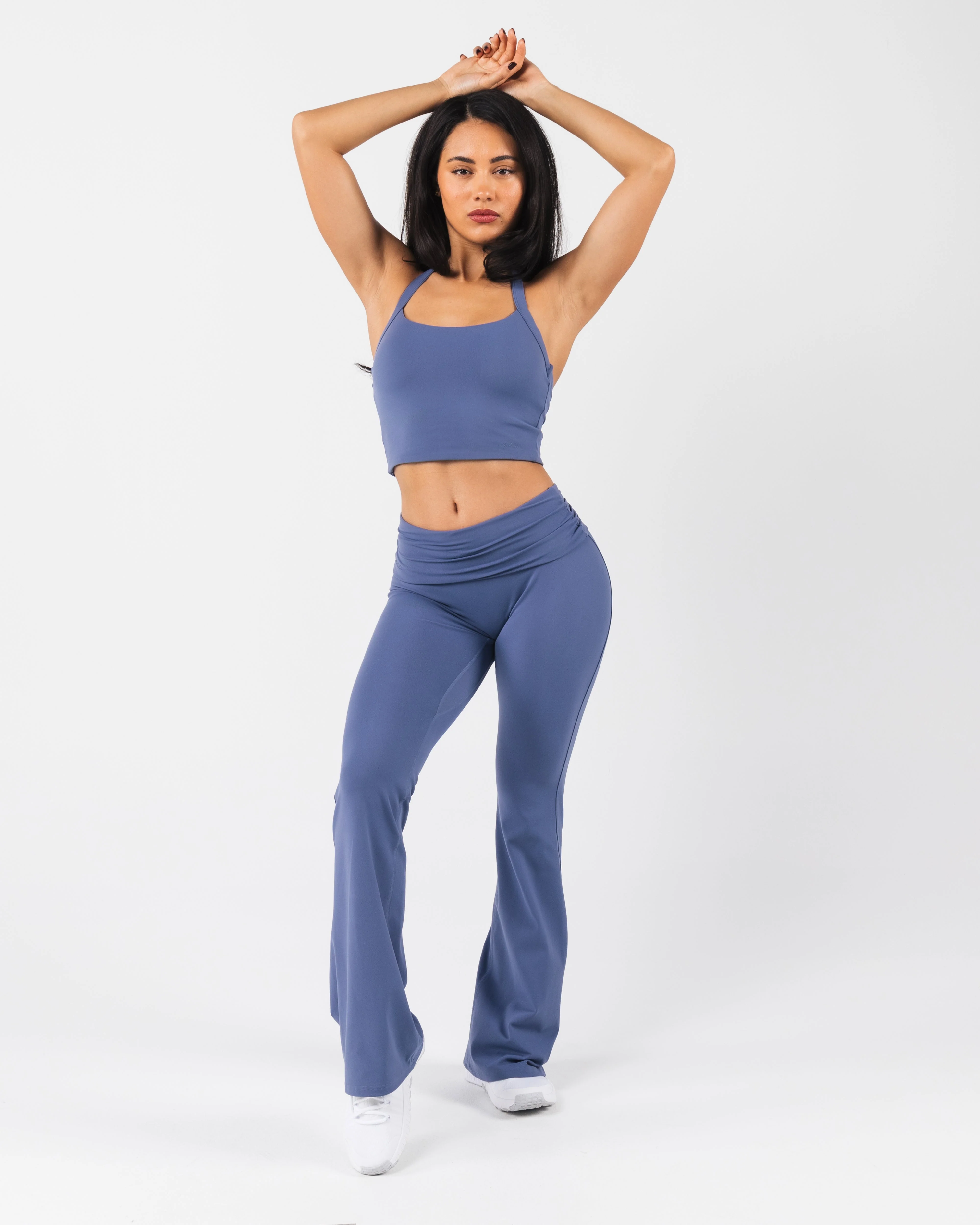 Aura Foldover Flare - Dusty Blue - Image 2