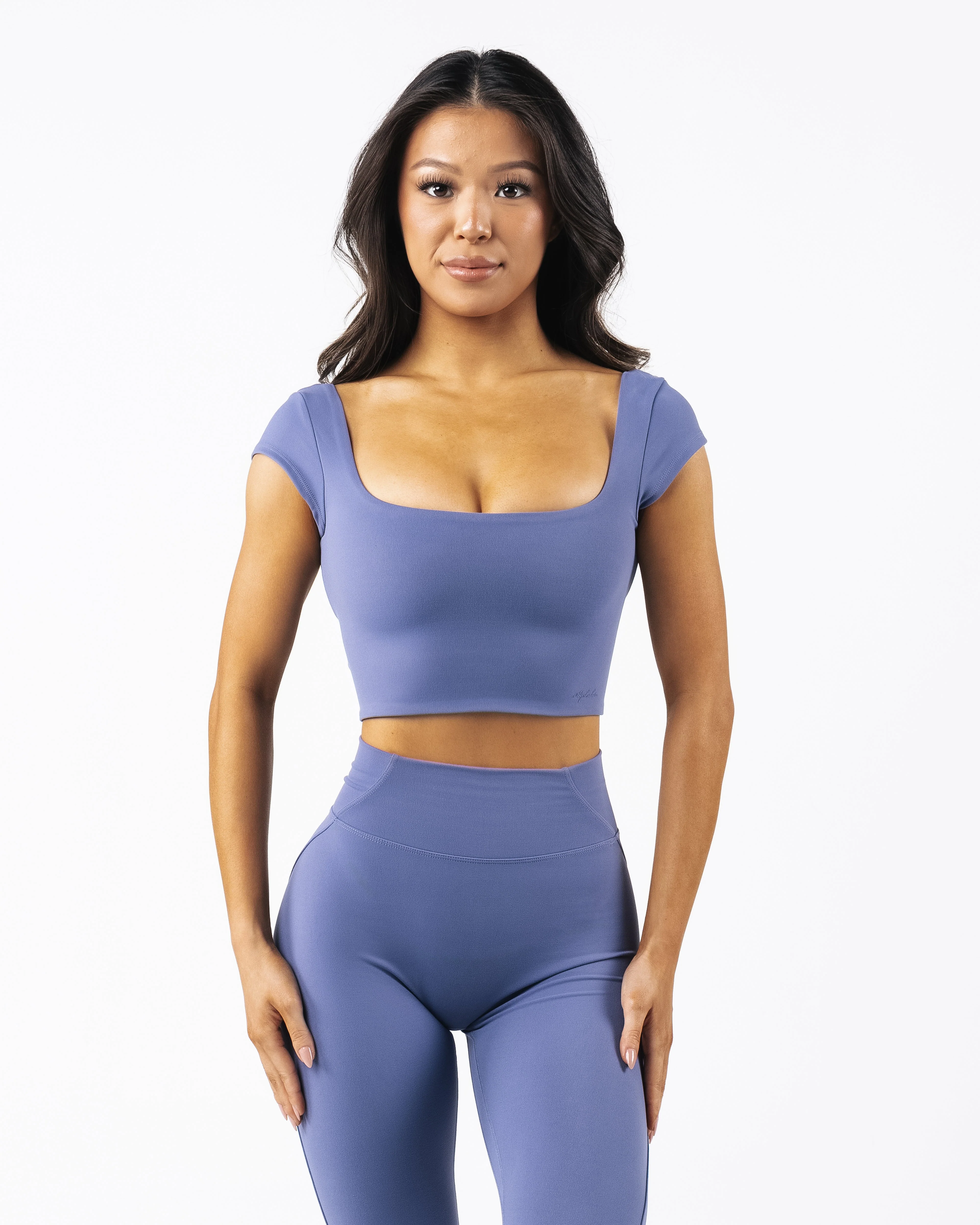 Aura Reya Top - Dusty Blue