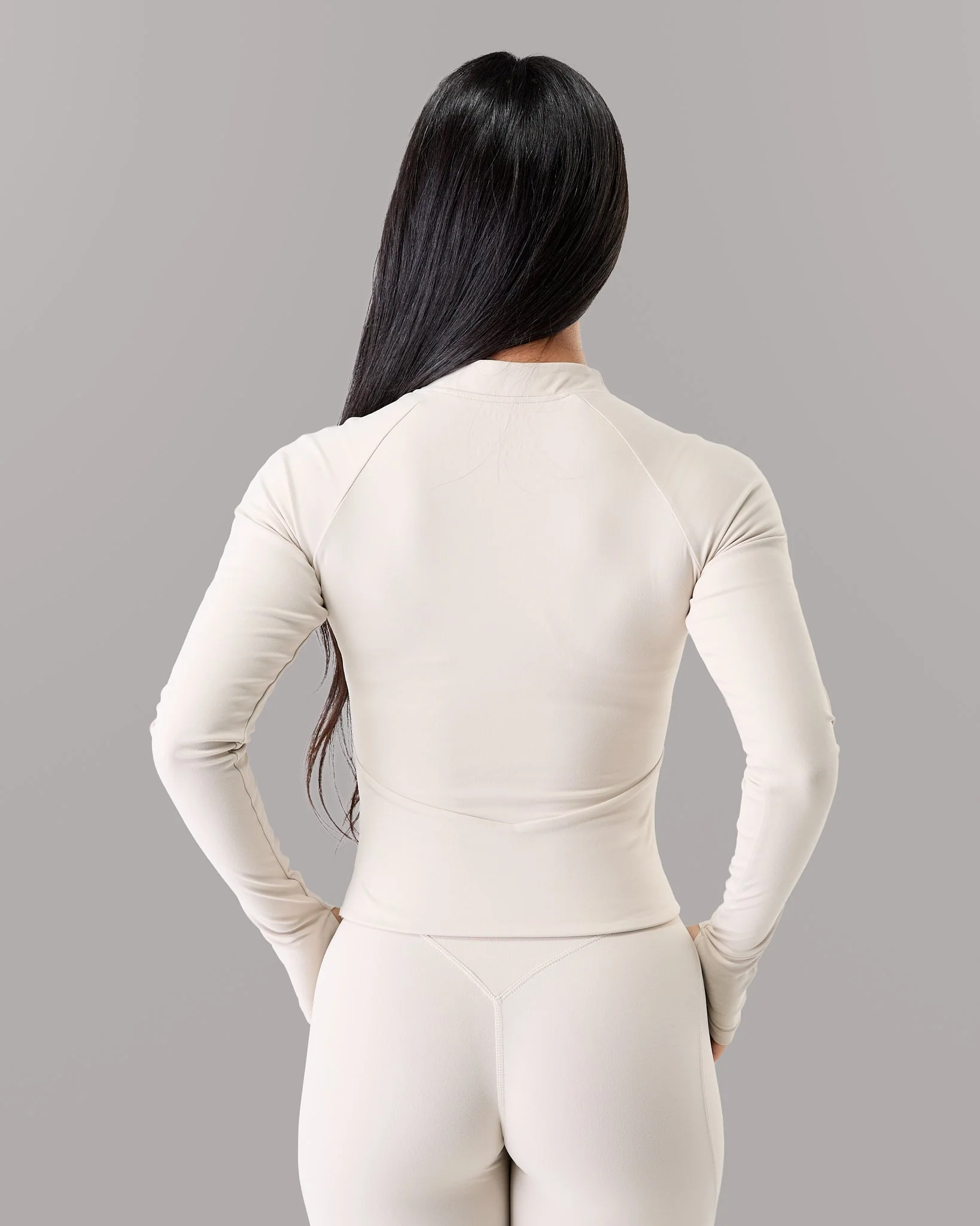 Aura Sculpt Jacket - Wheat - Image 4