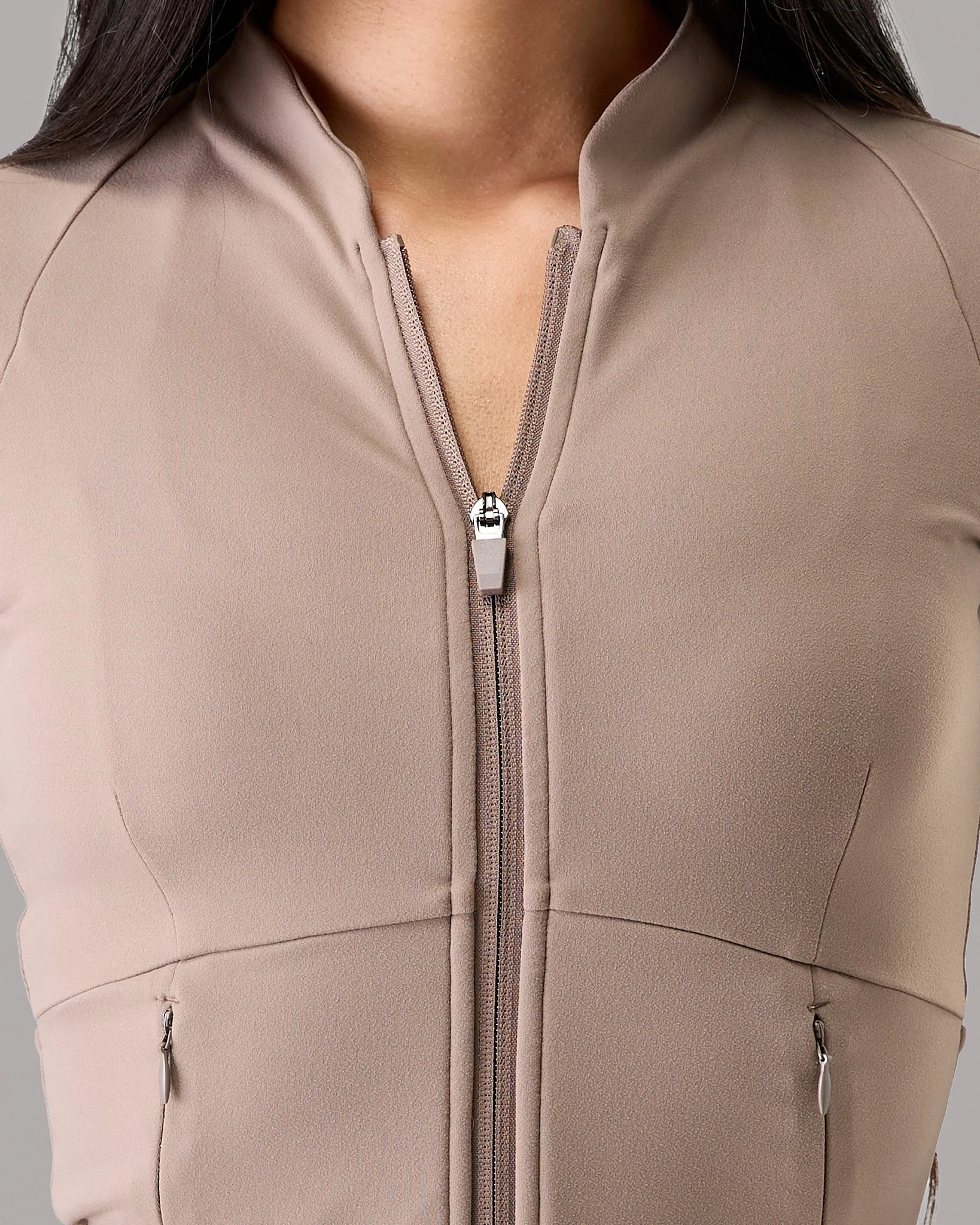 Aura Sculpt Jacket - Mocha - Image 5