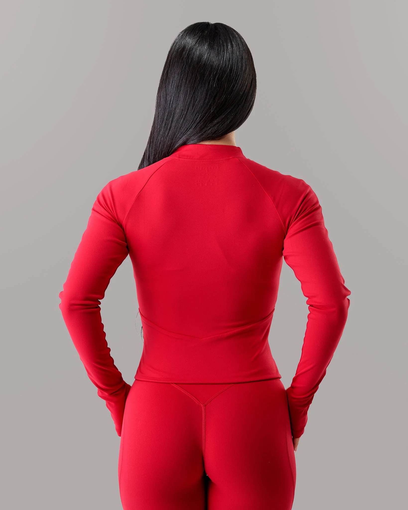Aura Sculpt Jacket - Scarlet - Image 4