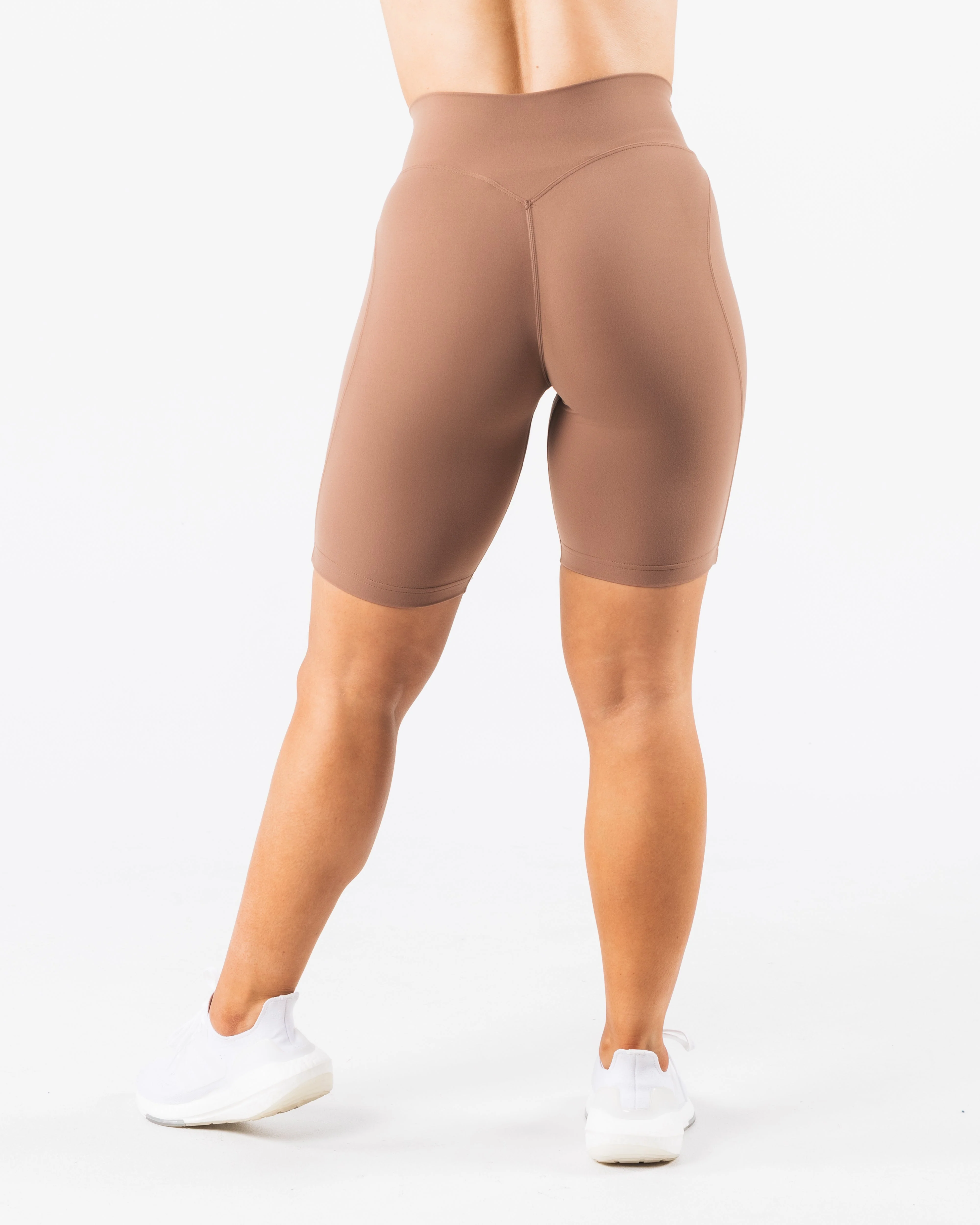 Aura Ultra-High Rise Biker Short - Oak - Image 4