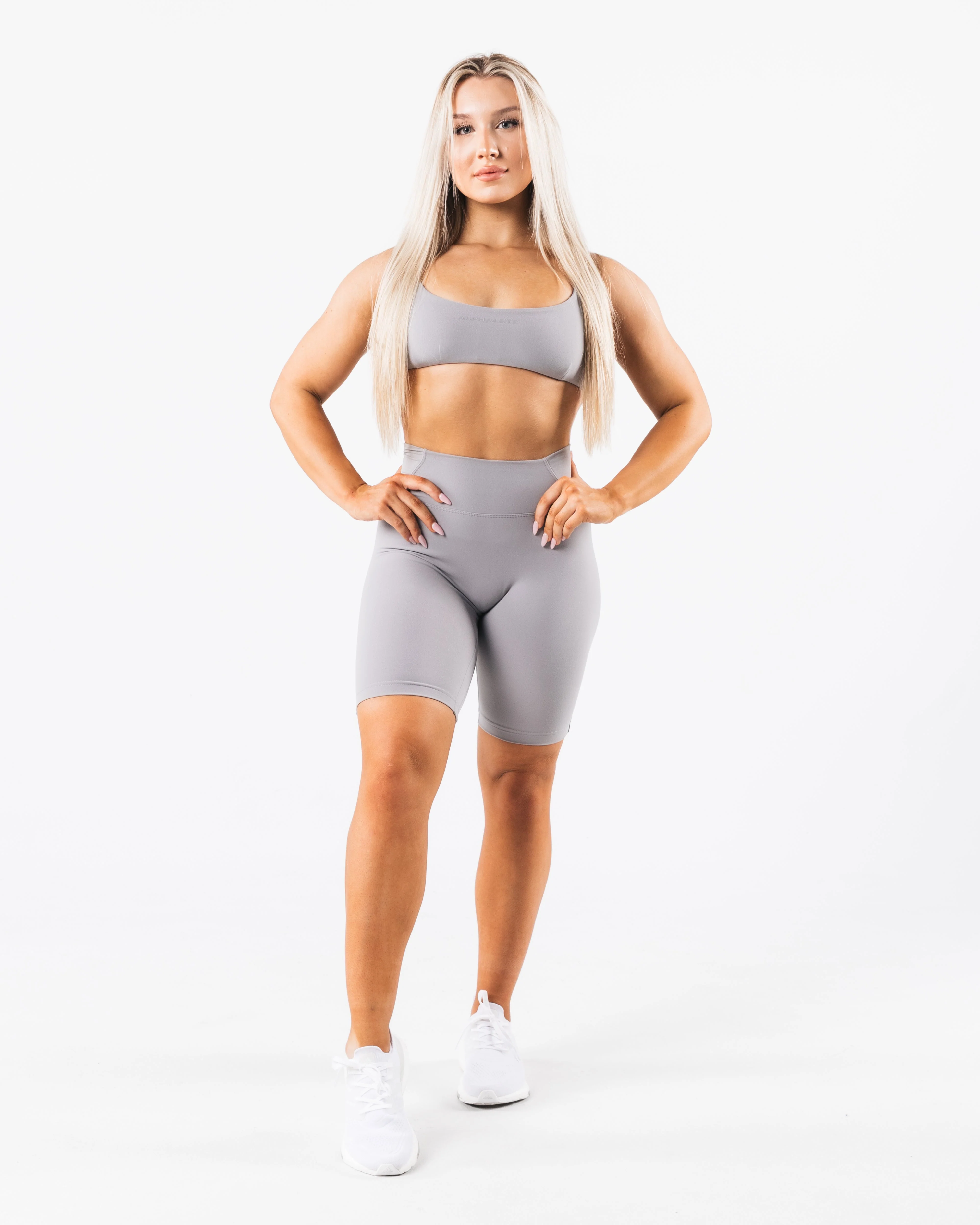 Aura Ultra-High Rise Biker Short - Smoke - Image 2