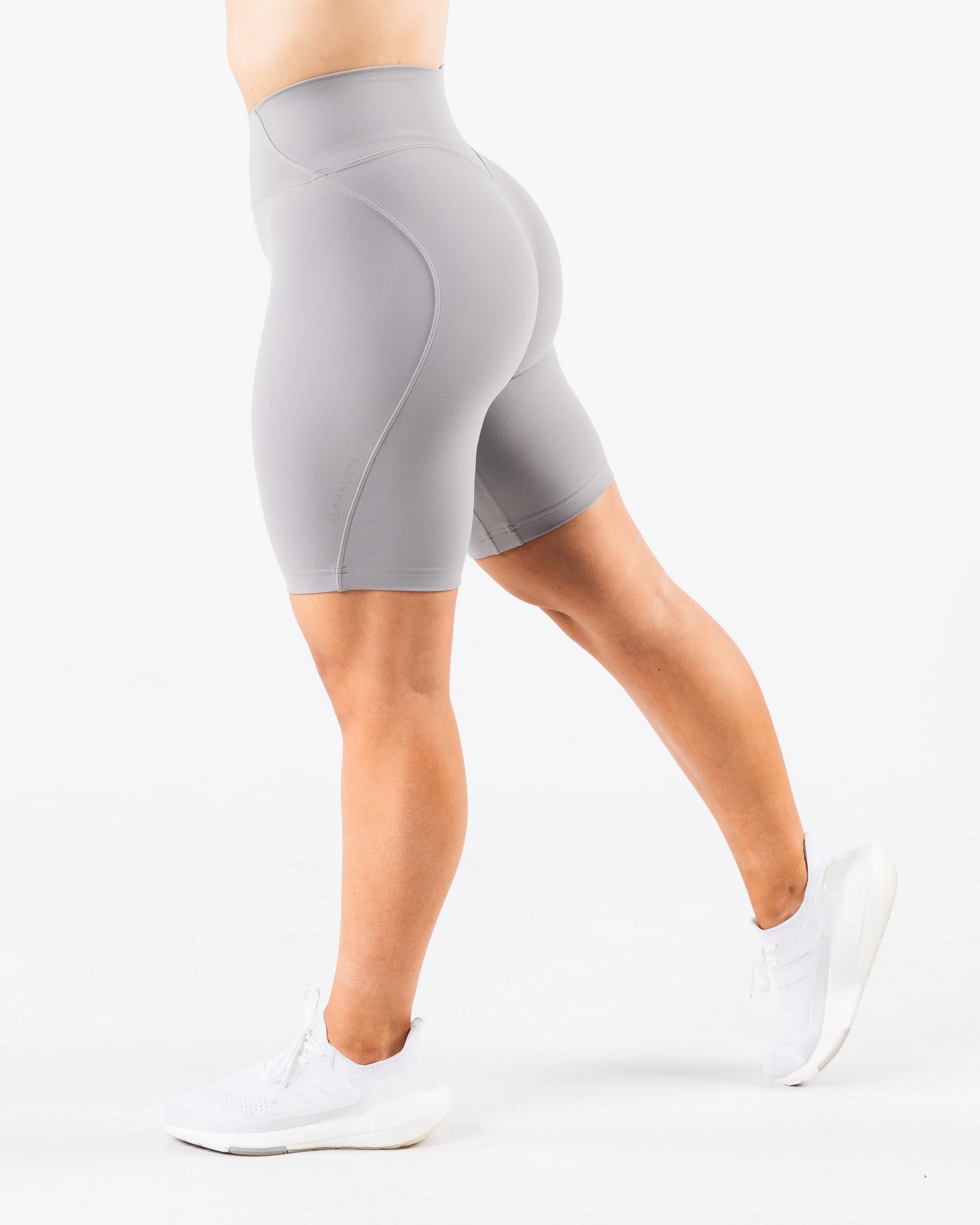Aura Ultra-High Rise Biker Short - Smoke - Image 3