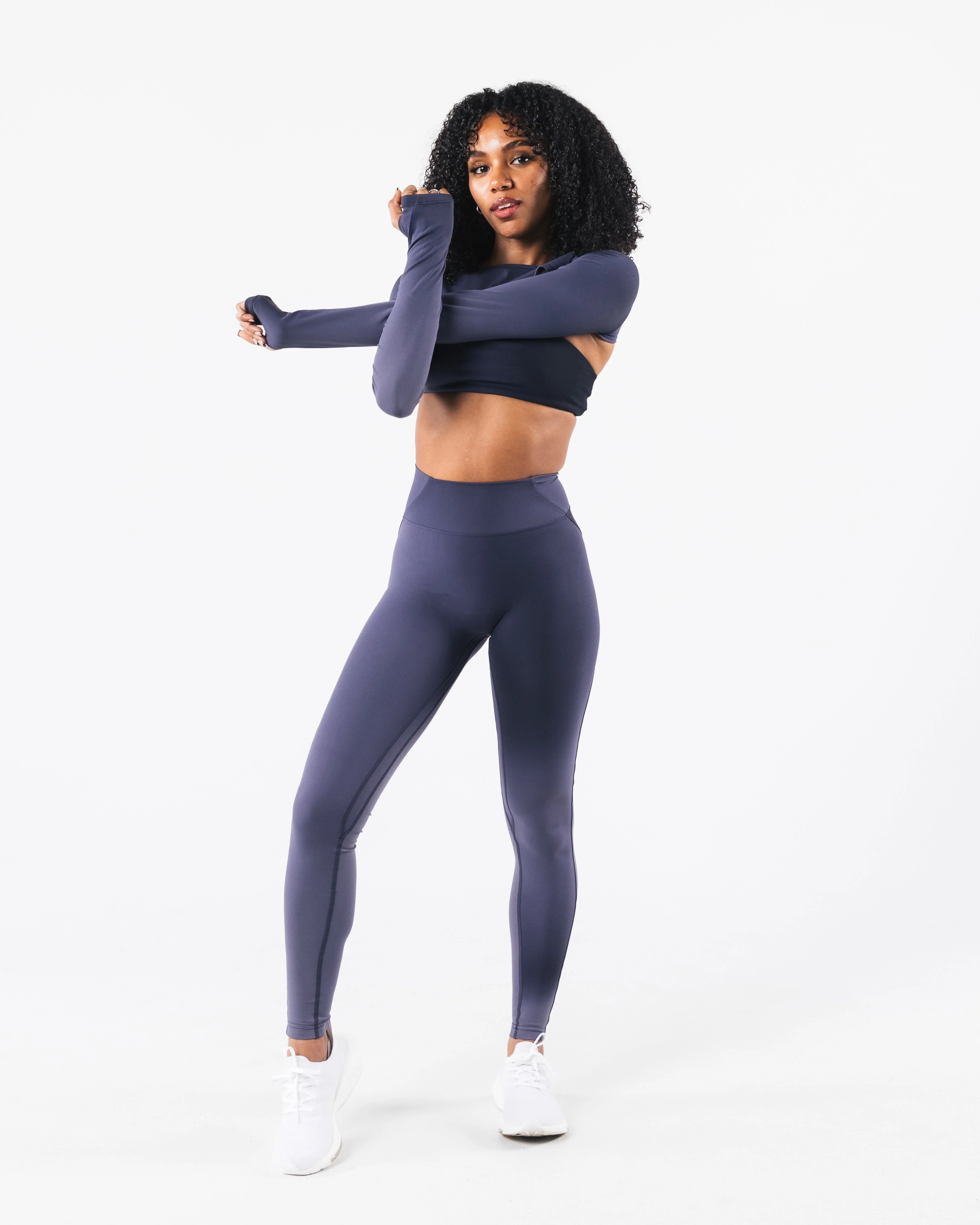 Aura Shrug LS - Aura Blizzard Print - Image 2