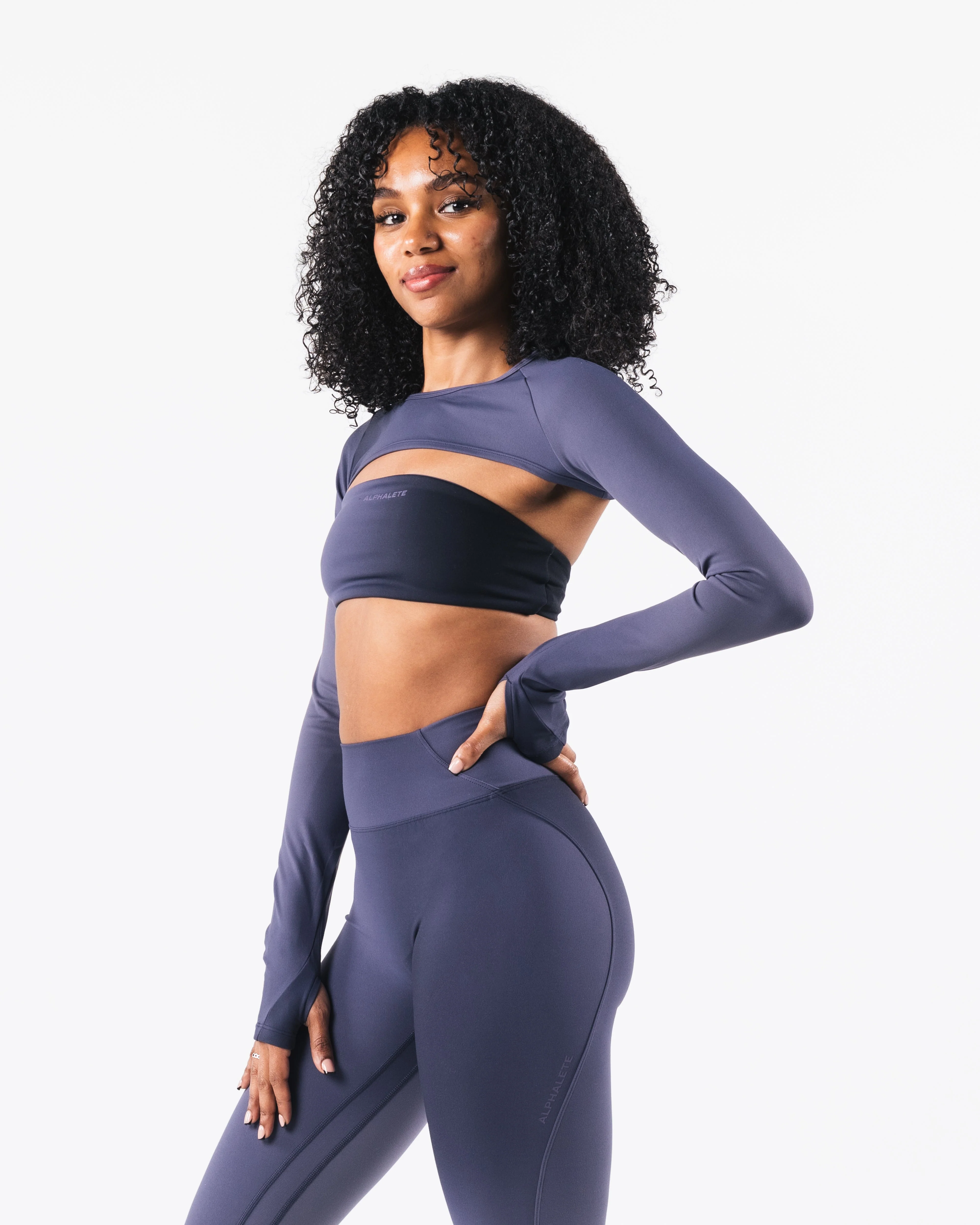 Aura Shrug LS - Aura Blizzard Print - Image 3