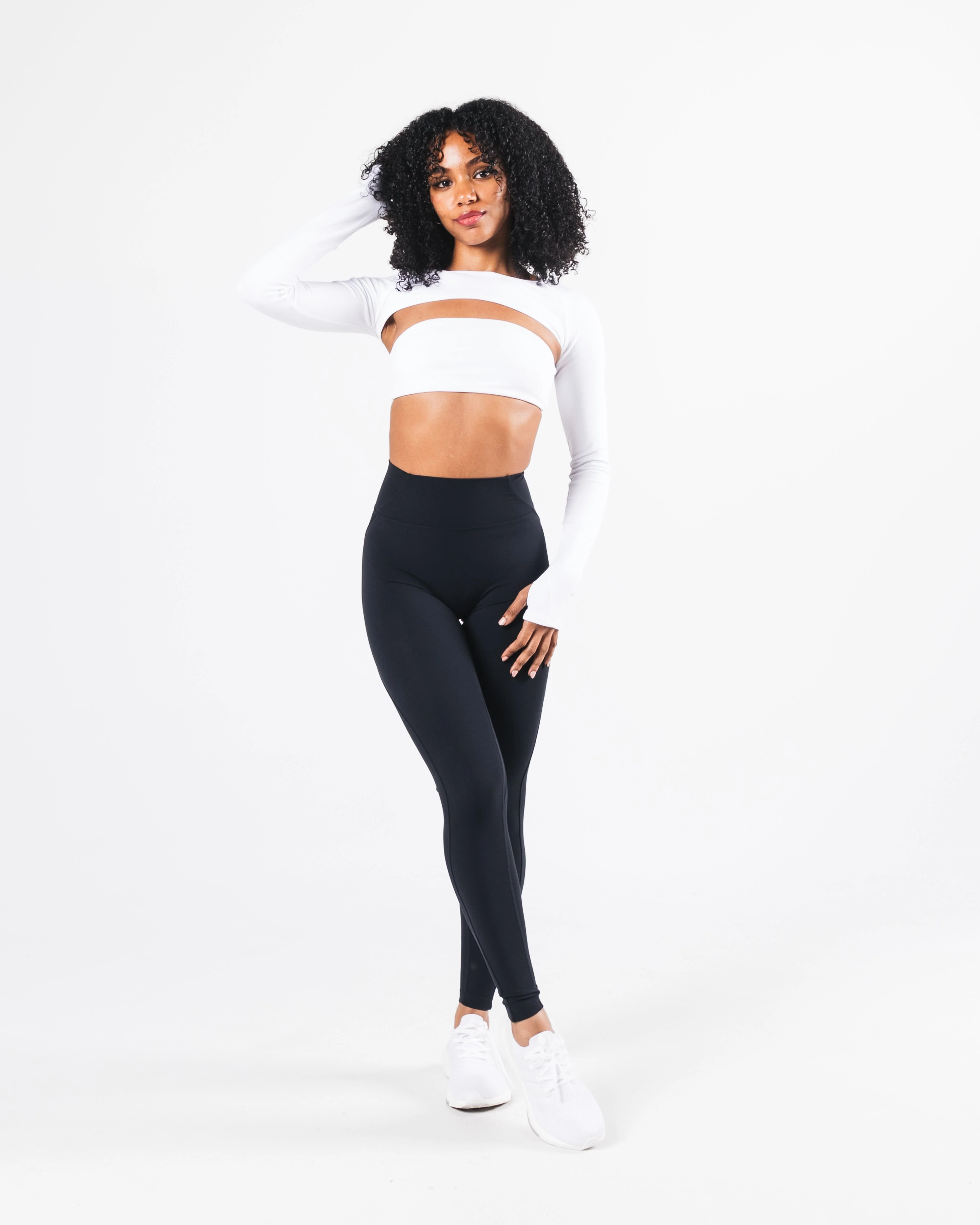 Aura Shrug LS - White - Image 2