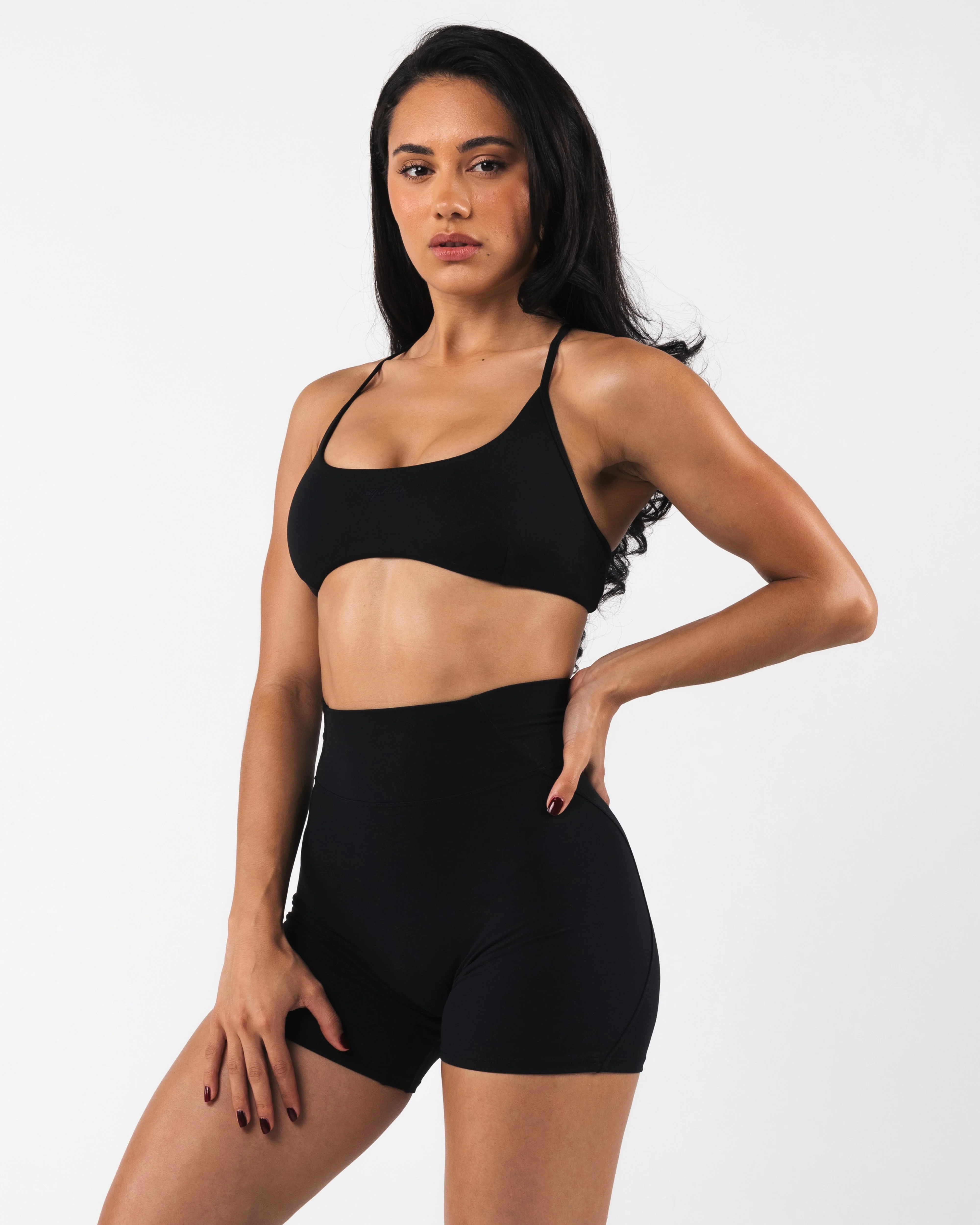 Aura Strappy Bra - Onyx - Image 4