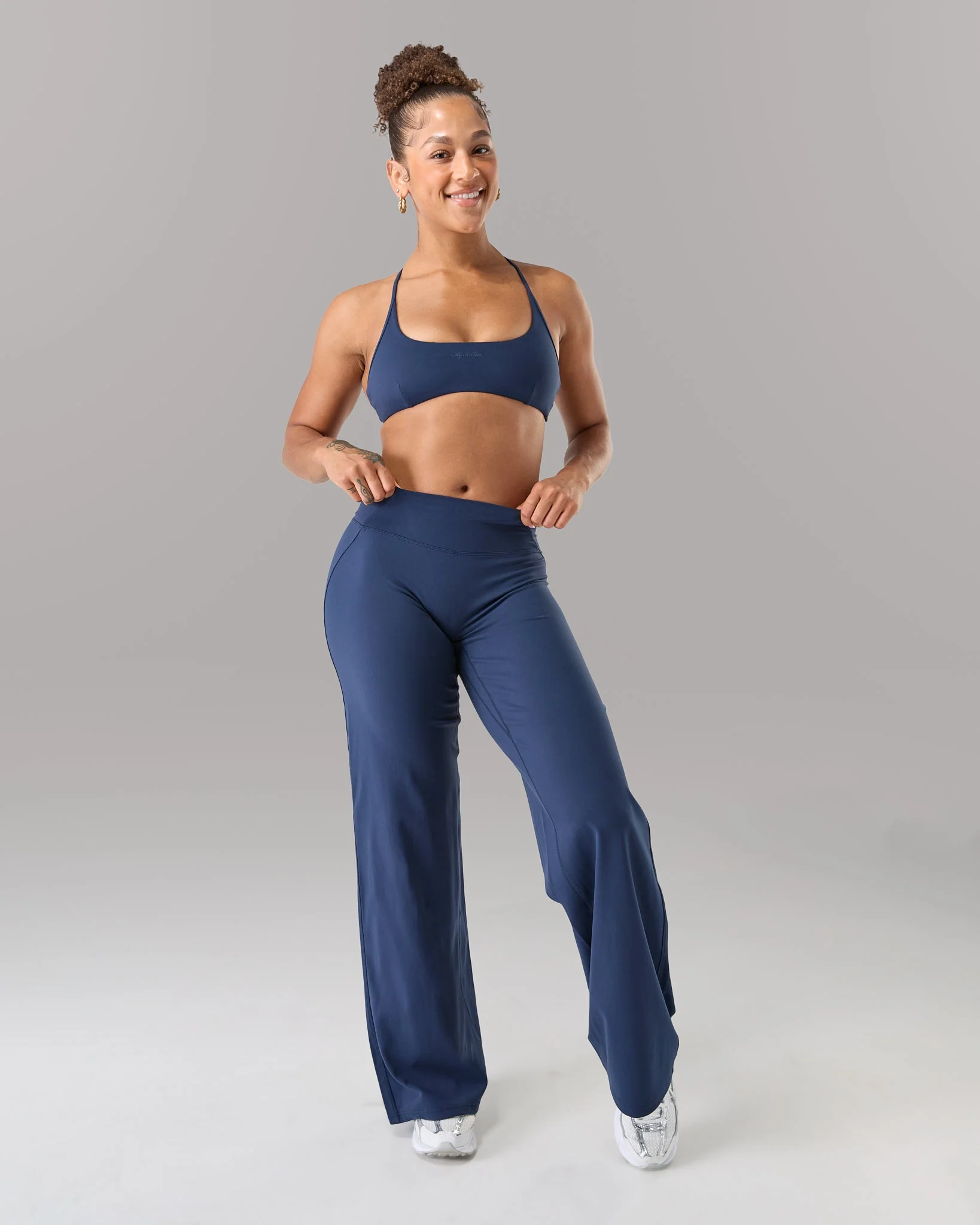 Aura Wide Leg Pant - Anchor - Image 3