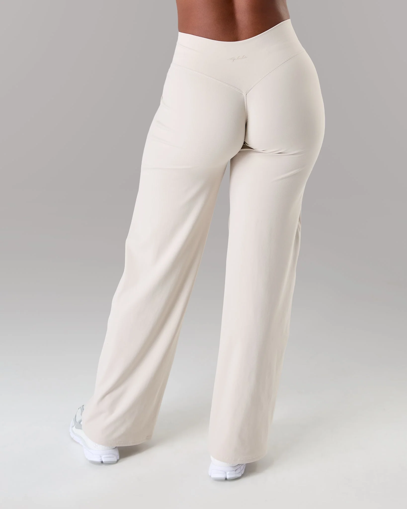 Aura Wide Leg Pant Long - Wheat - Image 4