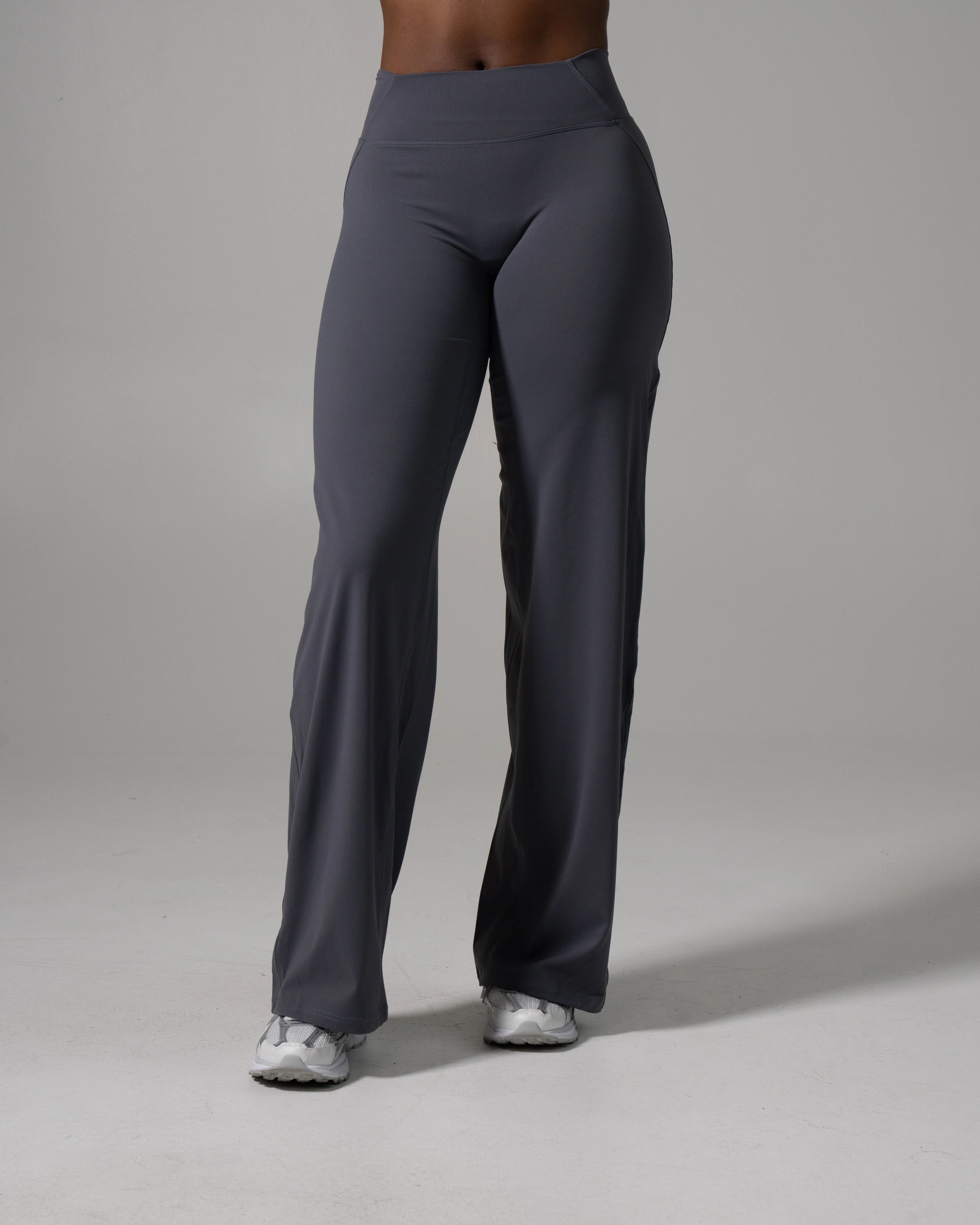 Aura Wide Leg Pant Long - Thunderstorm - Image 3