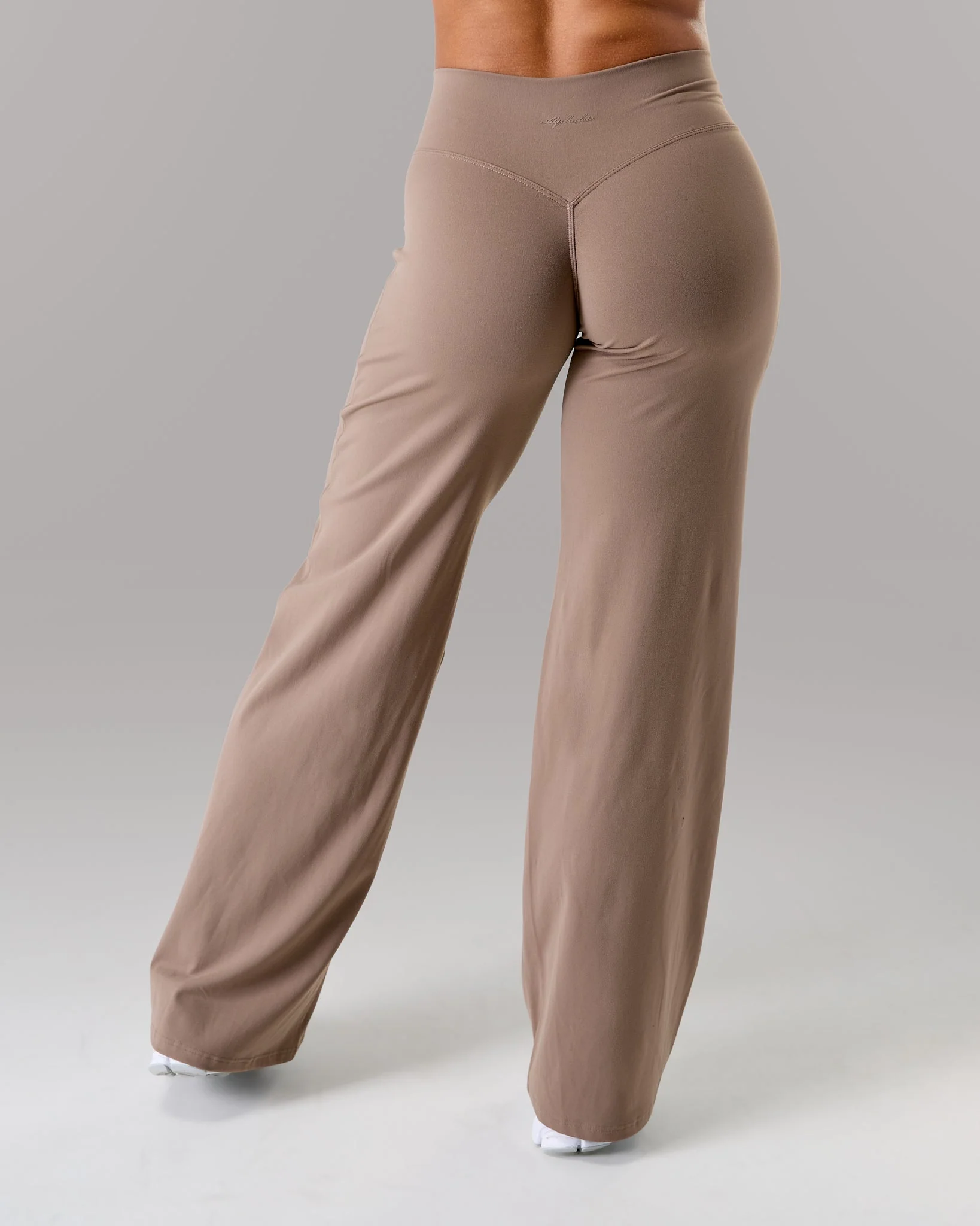Aura Wide Leg Pant - Mocha - Image 4