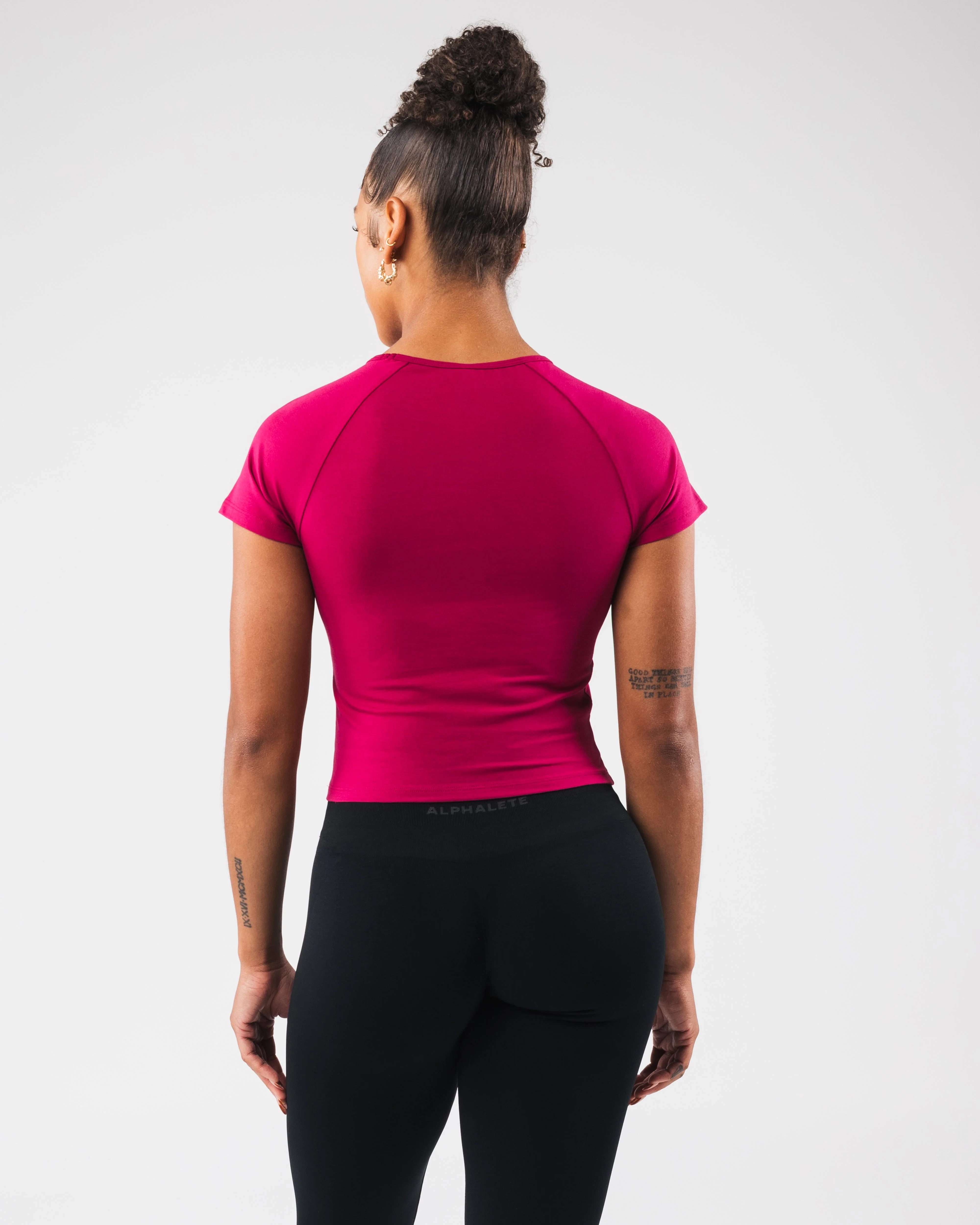 Baby Tee - Berry - Image 4