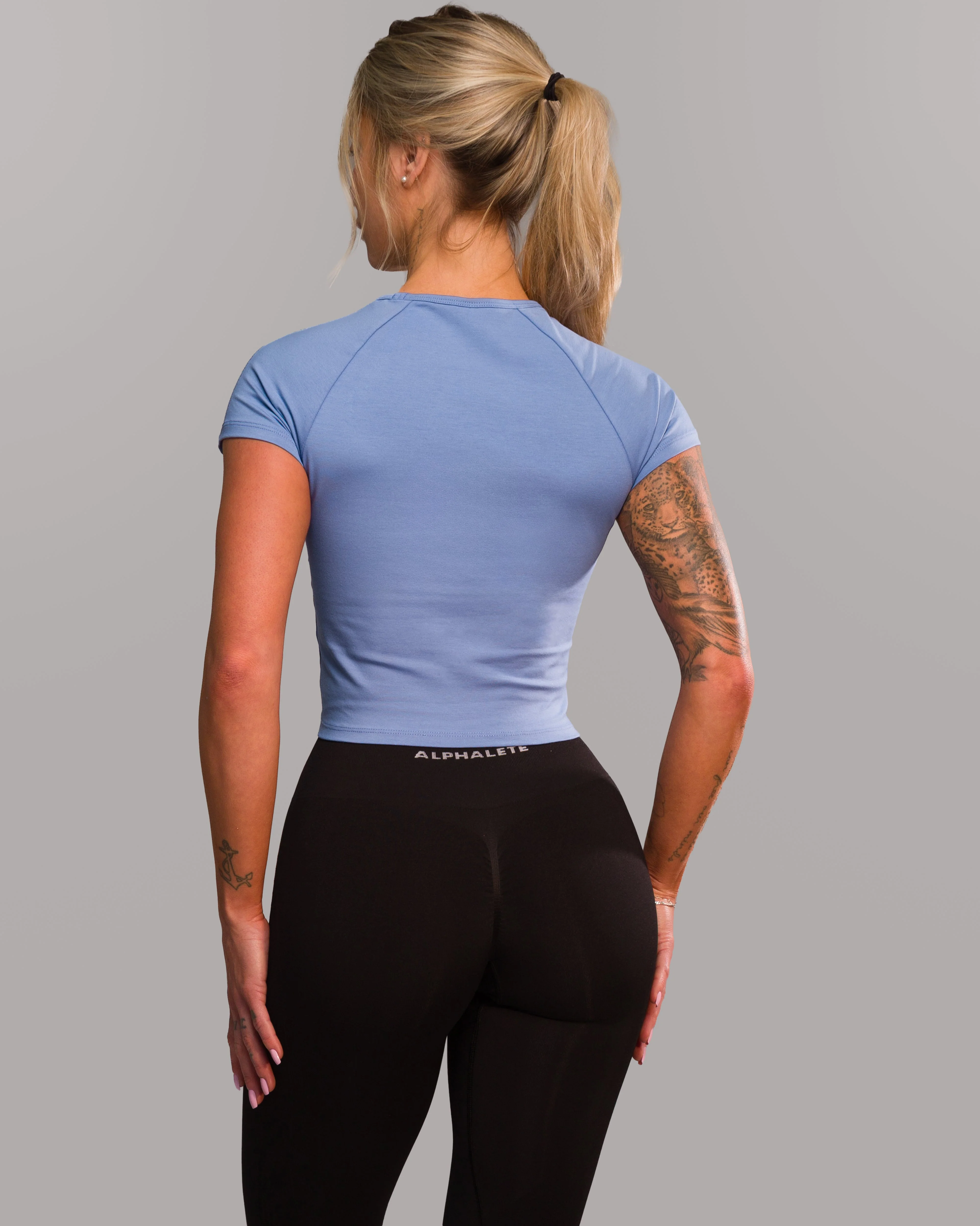Baby Tee - Bluebonnet - Image 3