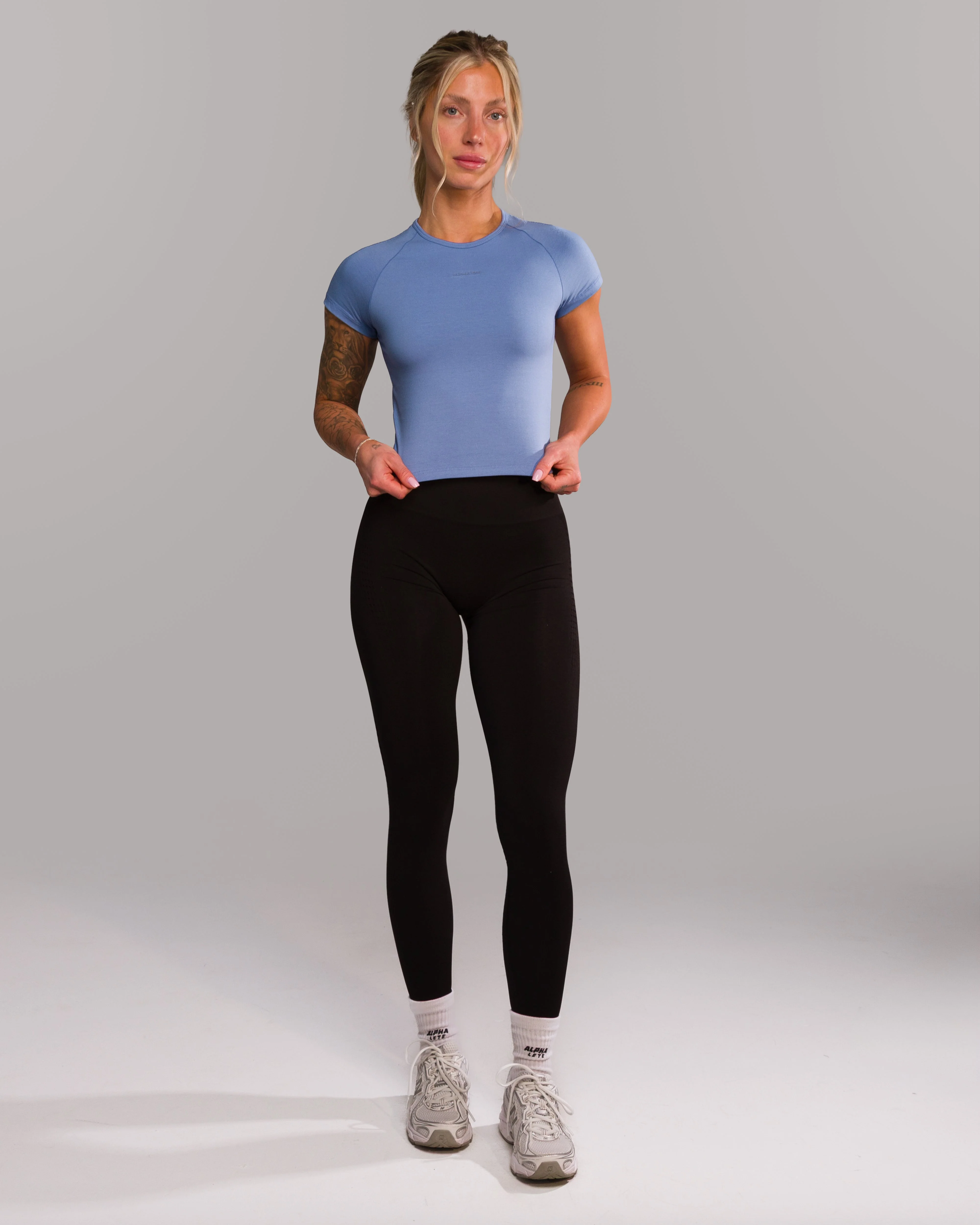Baby Tee - Bluebonnet - Image 4