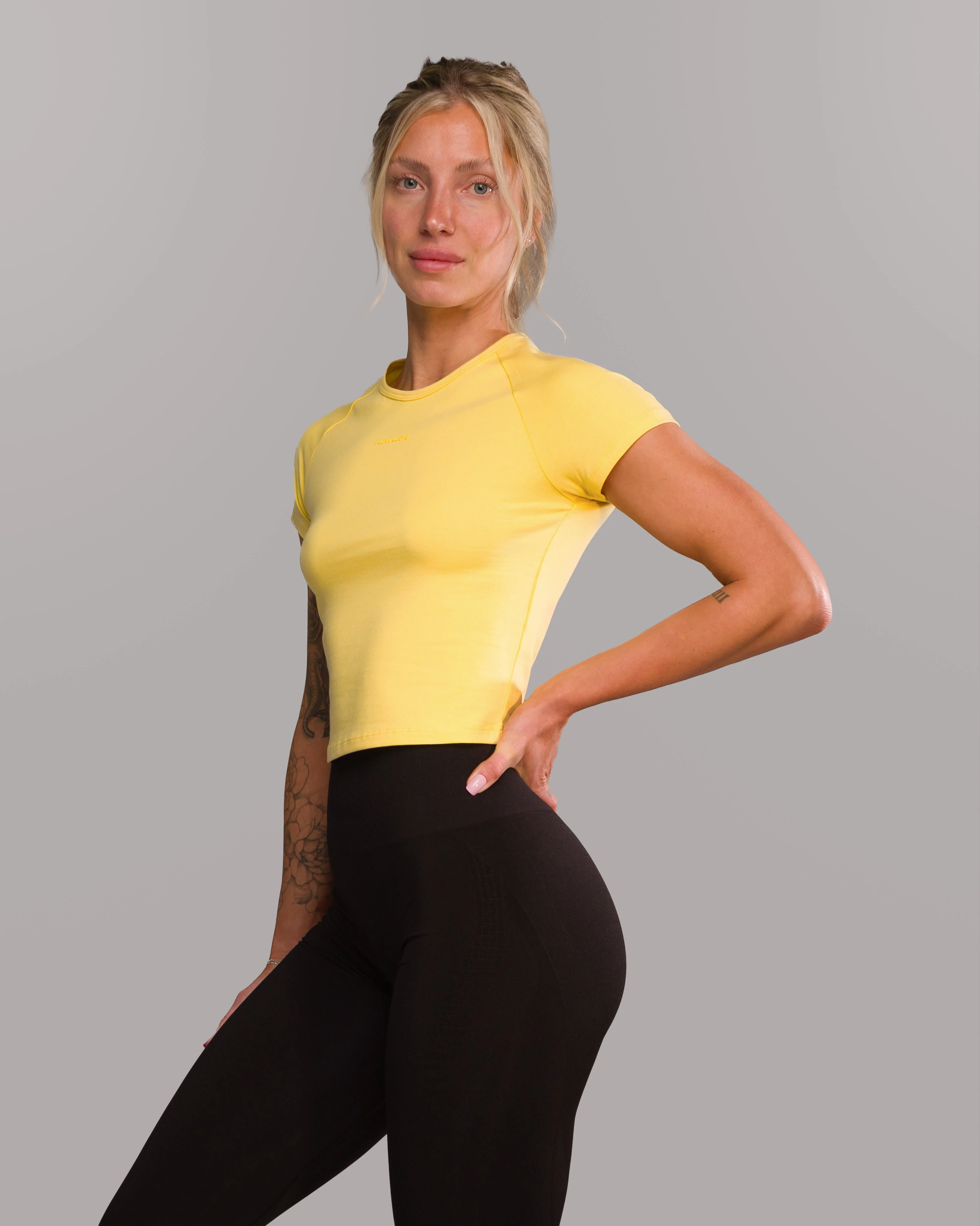 Baby Tee - Canary - Image 2