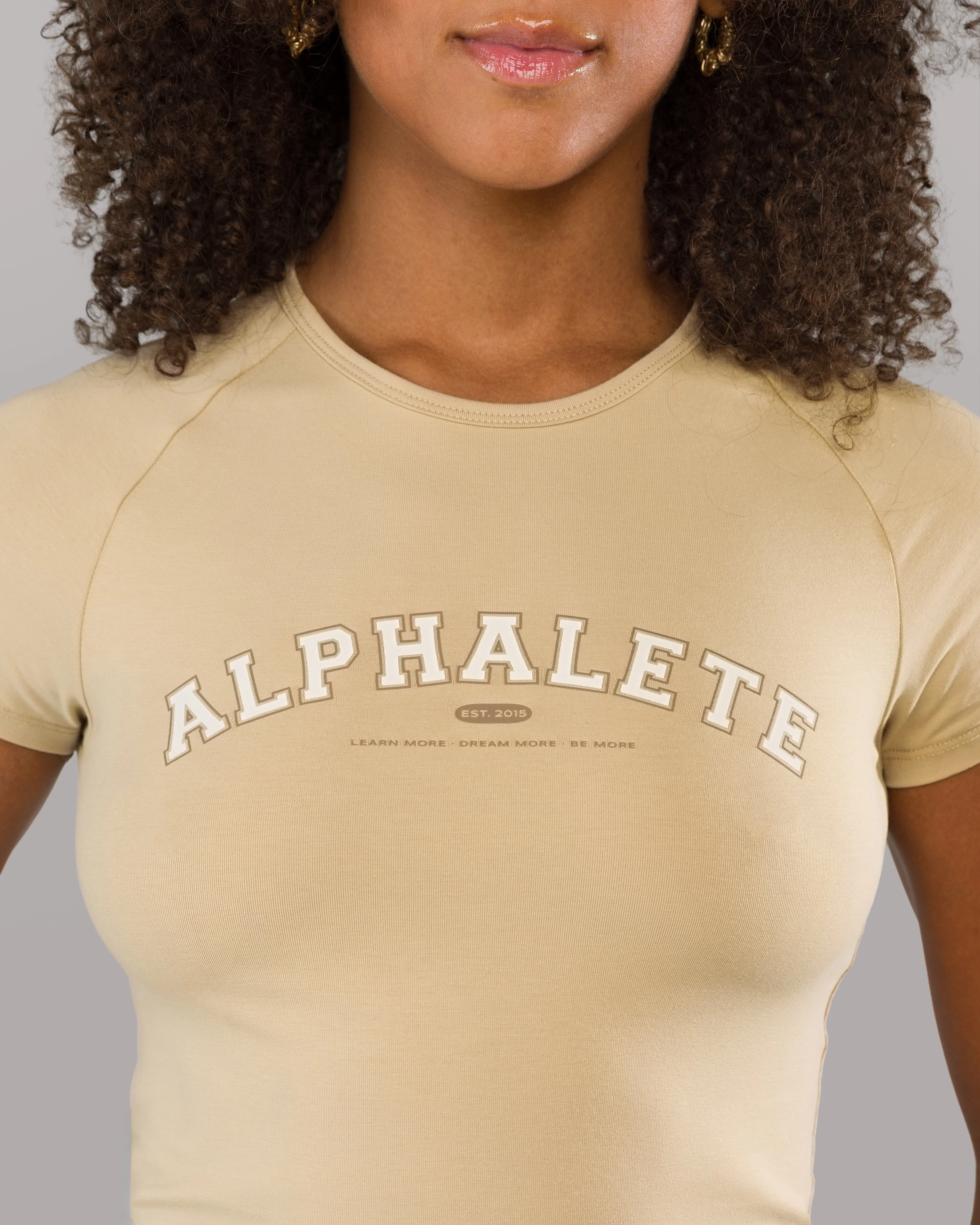 Varsity Baby Tee - Sahara - Image 5