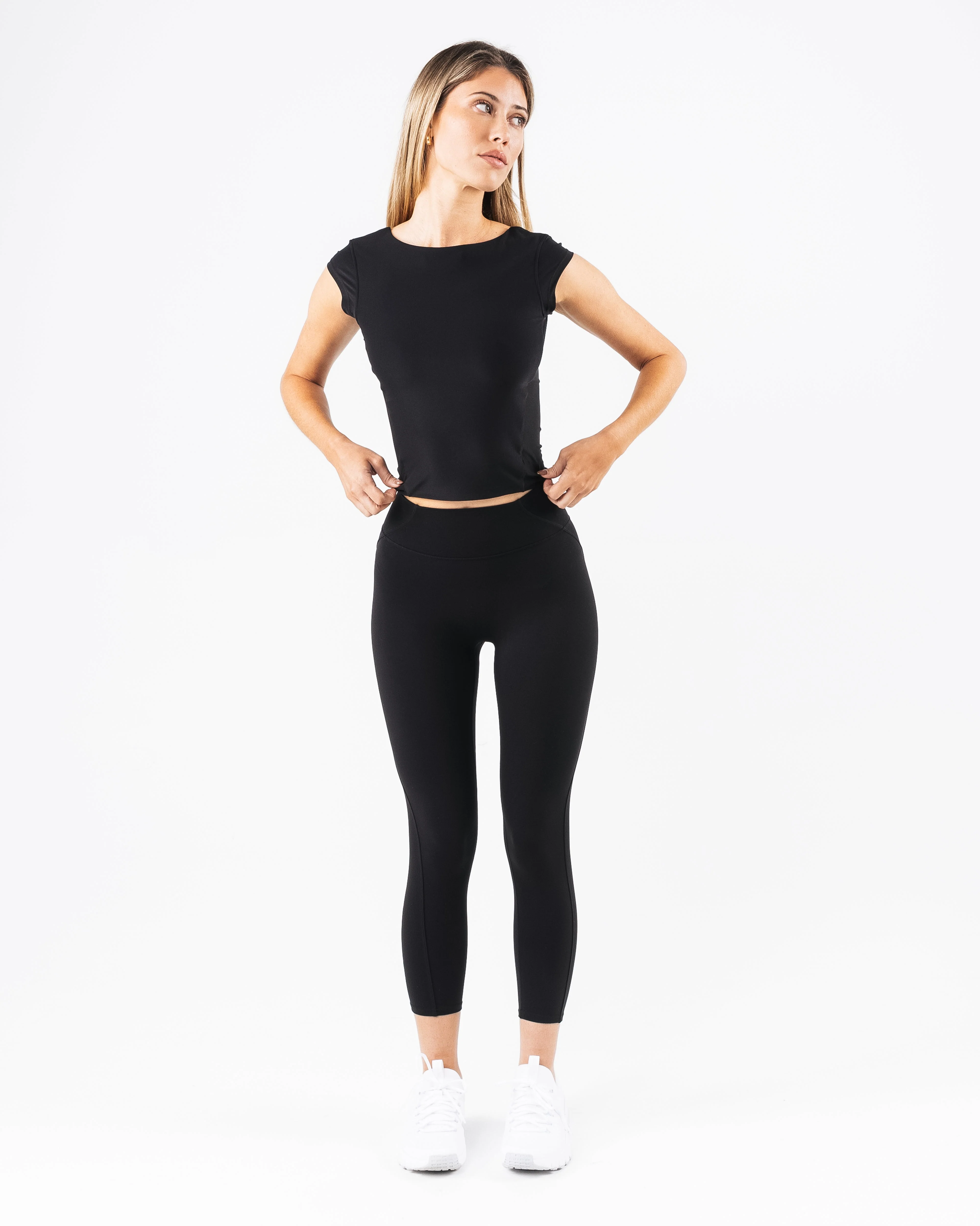 Basics Open Back Top - Black - Image 2