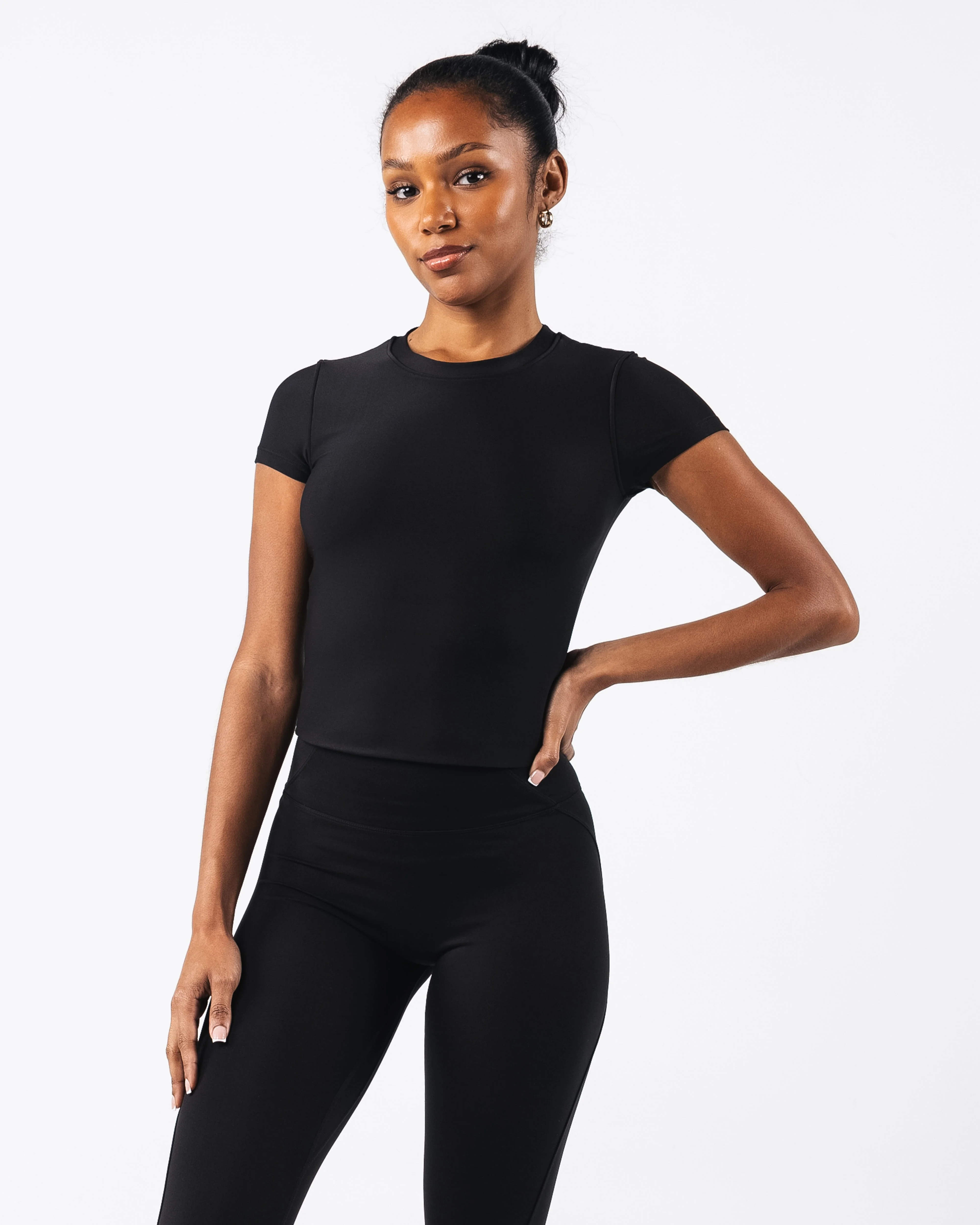 Basics Tee - Black - Image 3