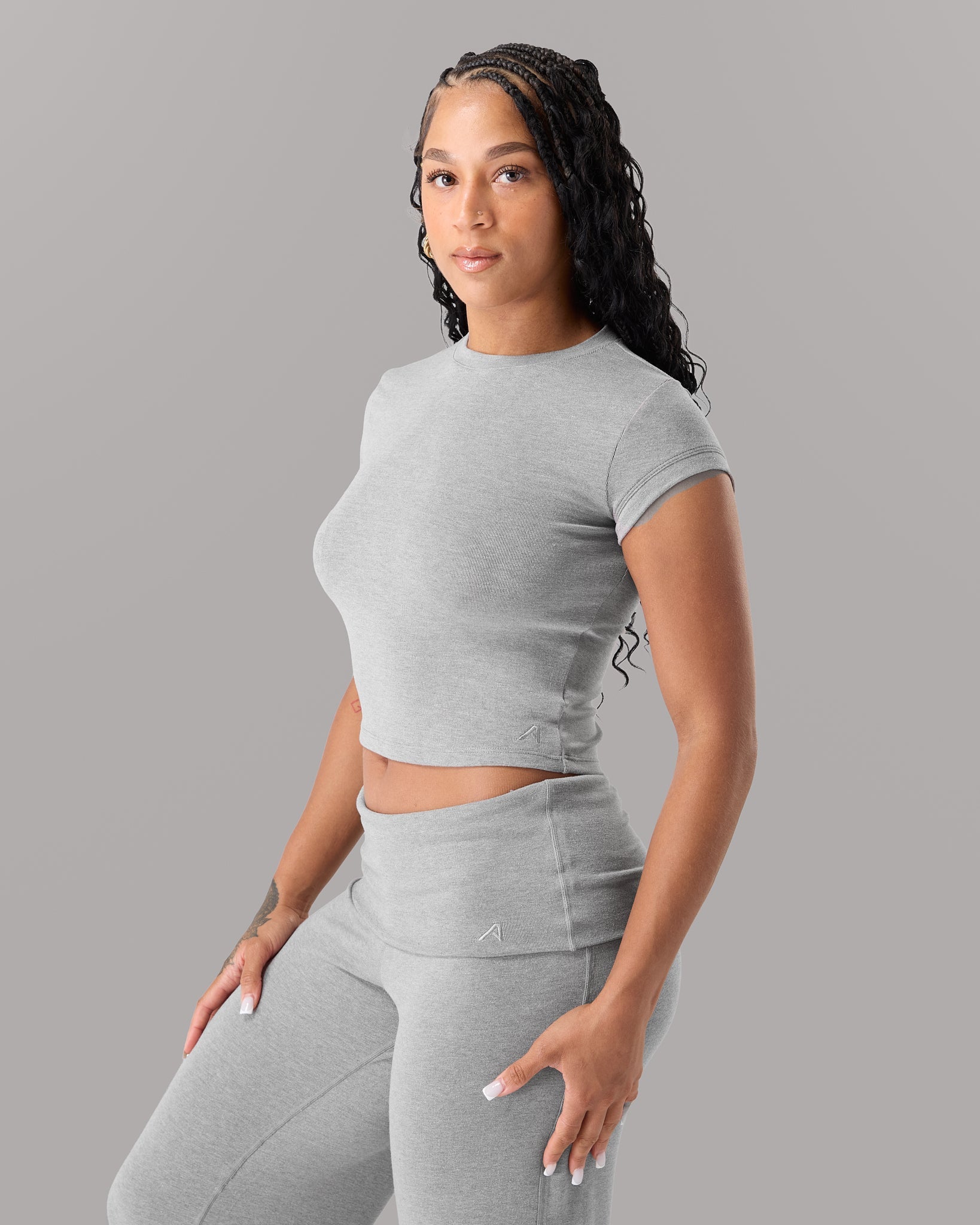 Cloud Tee - Heather Grey - Image 3