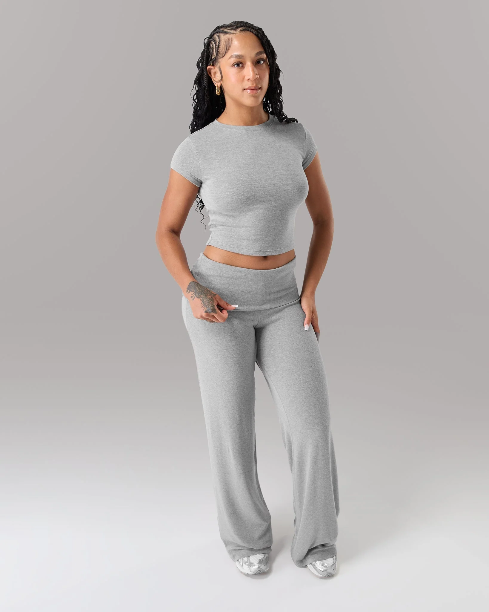 Cloud Tee - Heather Grey - Image 4