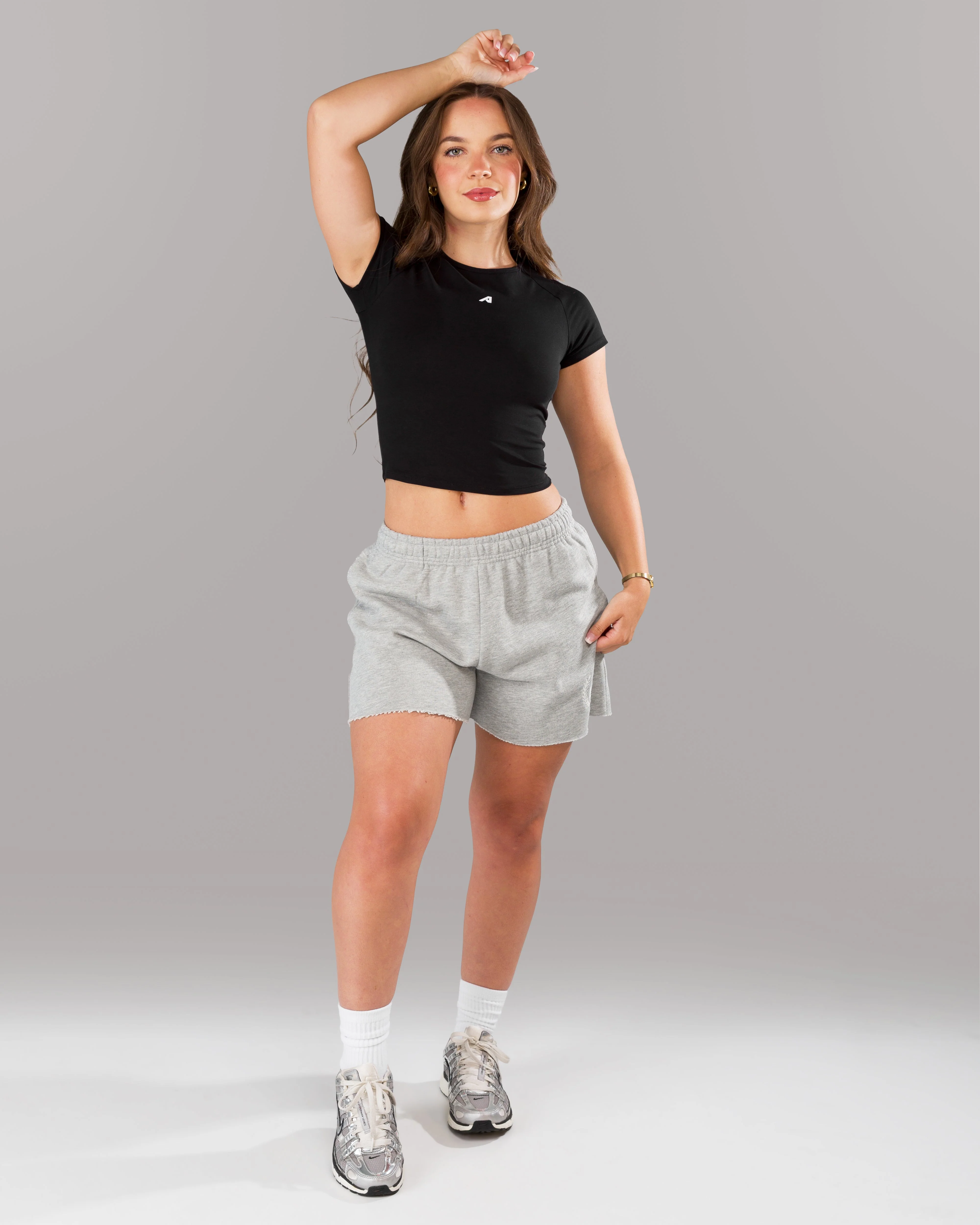 Core Sweat Short - Heather Grey - Image 4