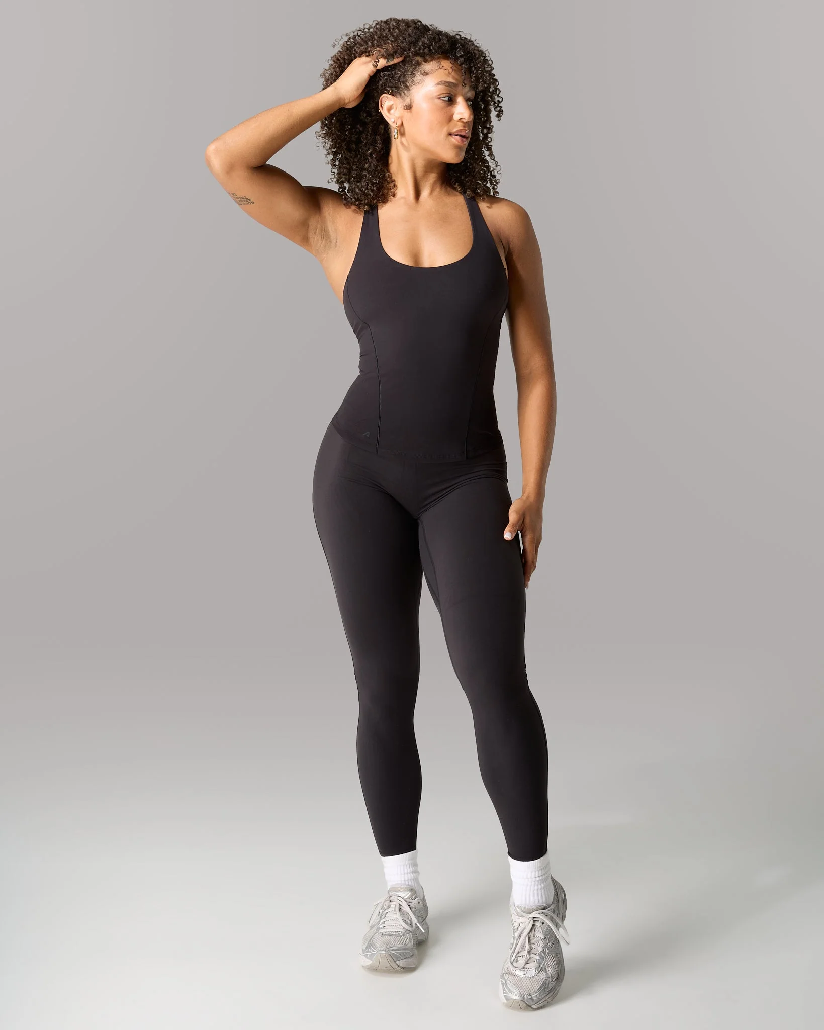 Flex Tank Long - Black - Image 4
