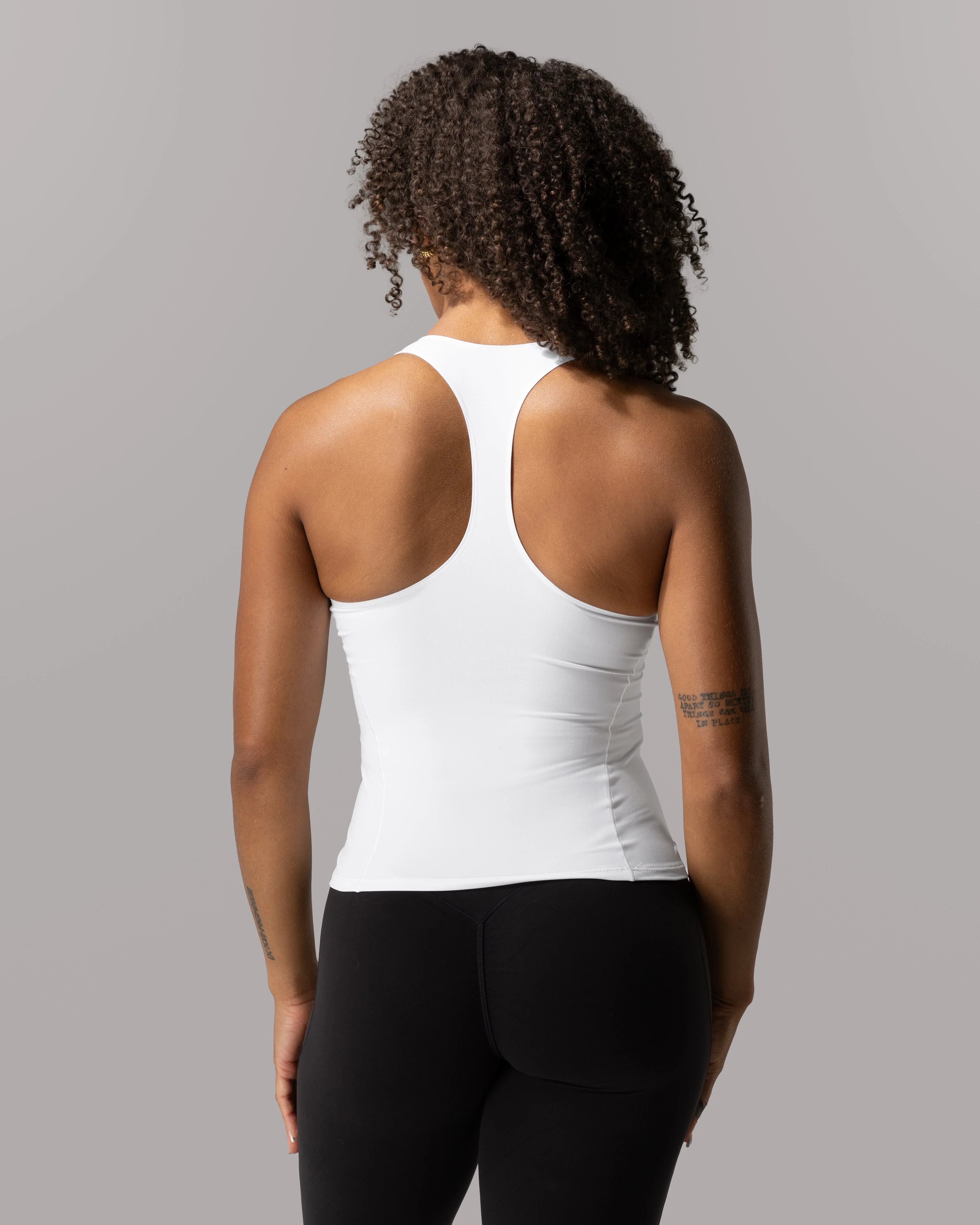 Flex Tank Long - White - Image 2