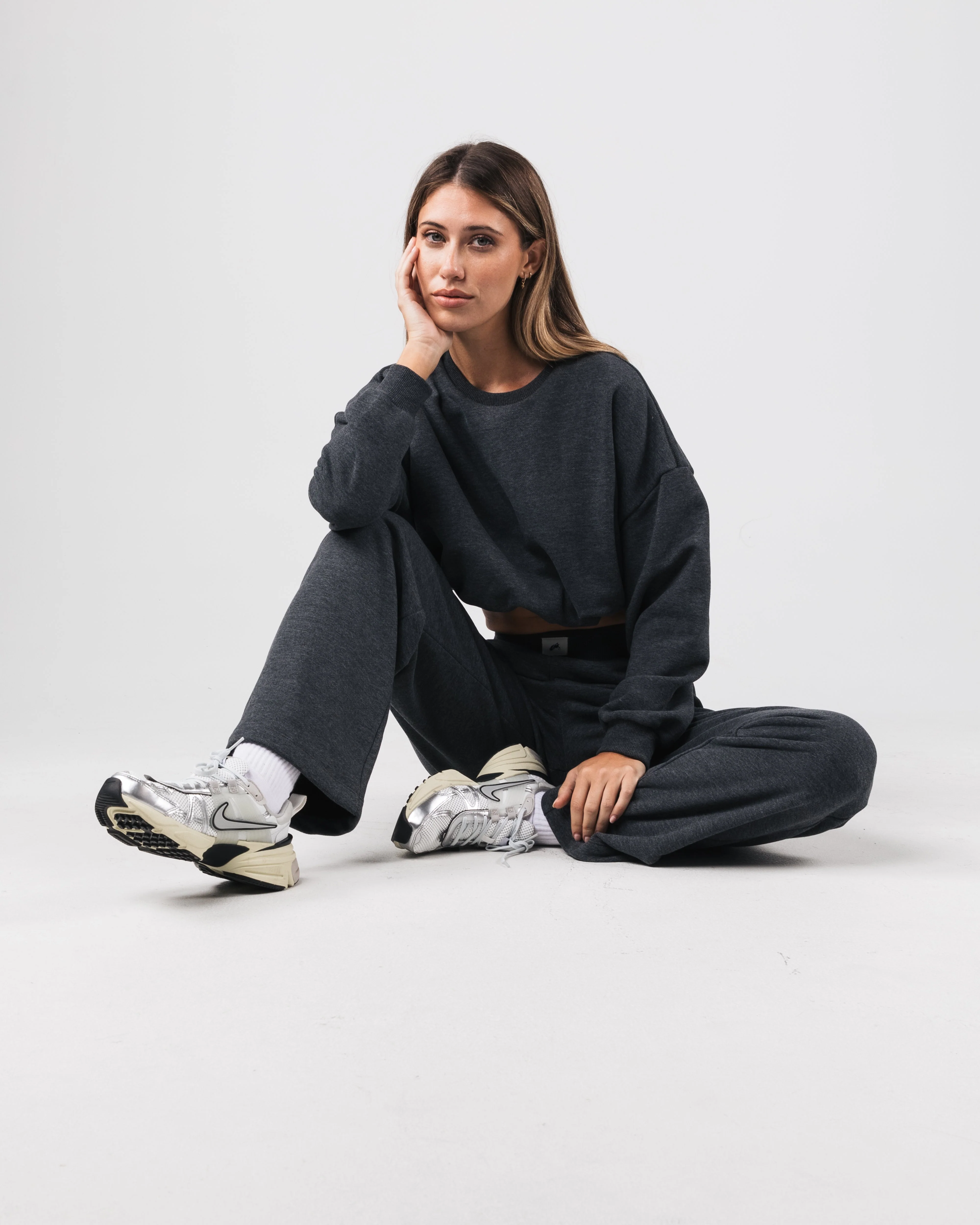 Bubble Crew - Heather Black - Image 2