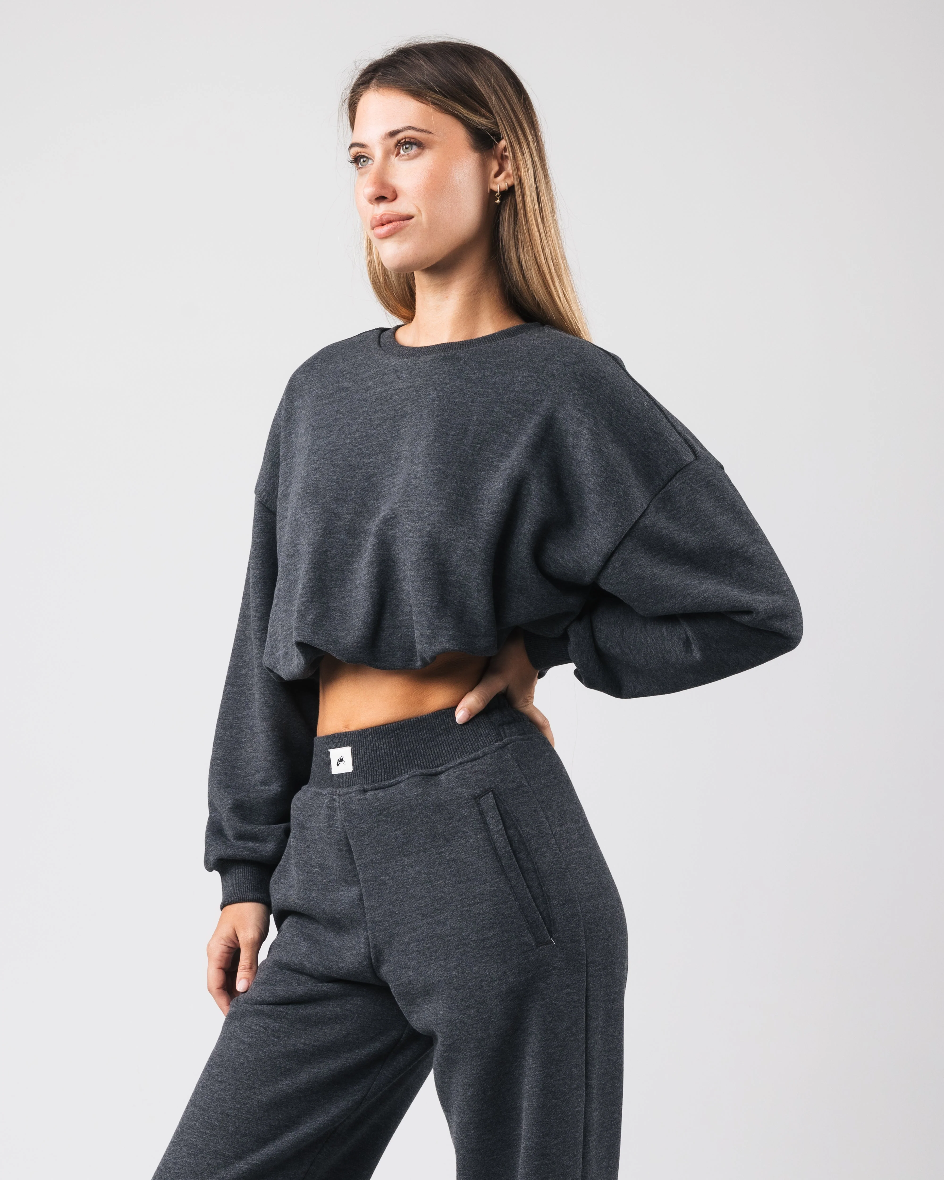 Bubble Crew - Heather Black - Image 3