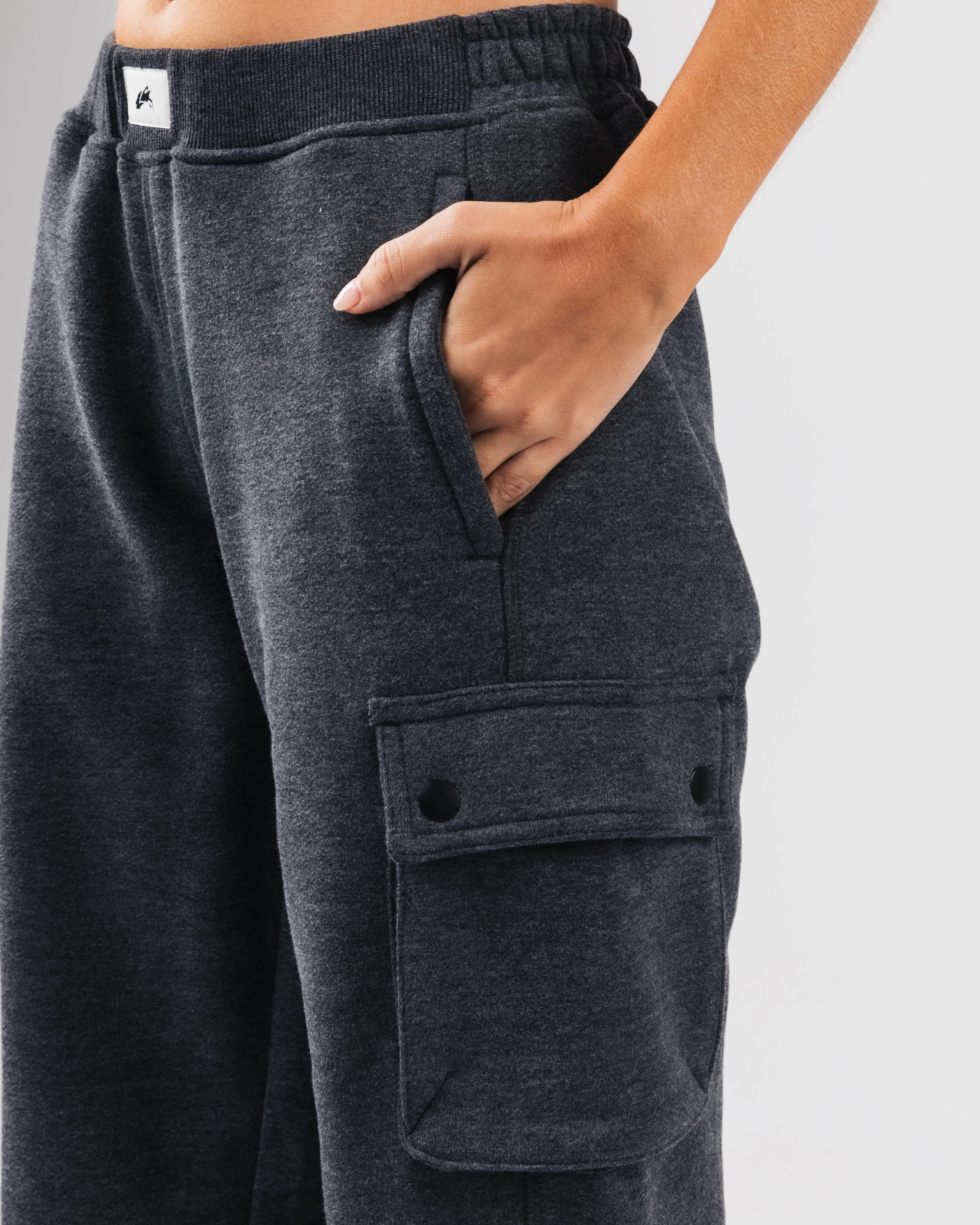 Trek Cargo Pant - Heather Black - Image 5