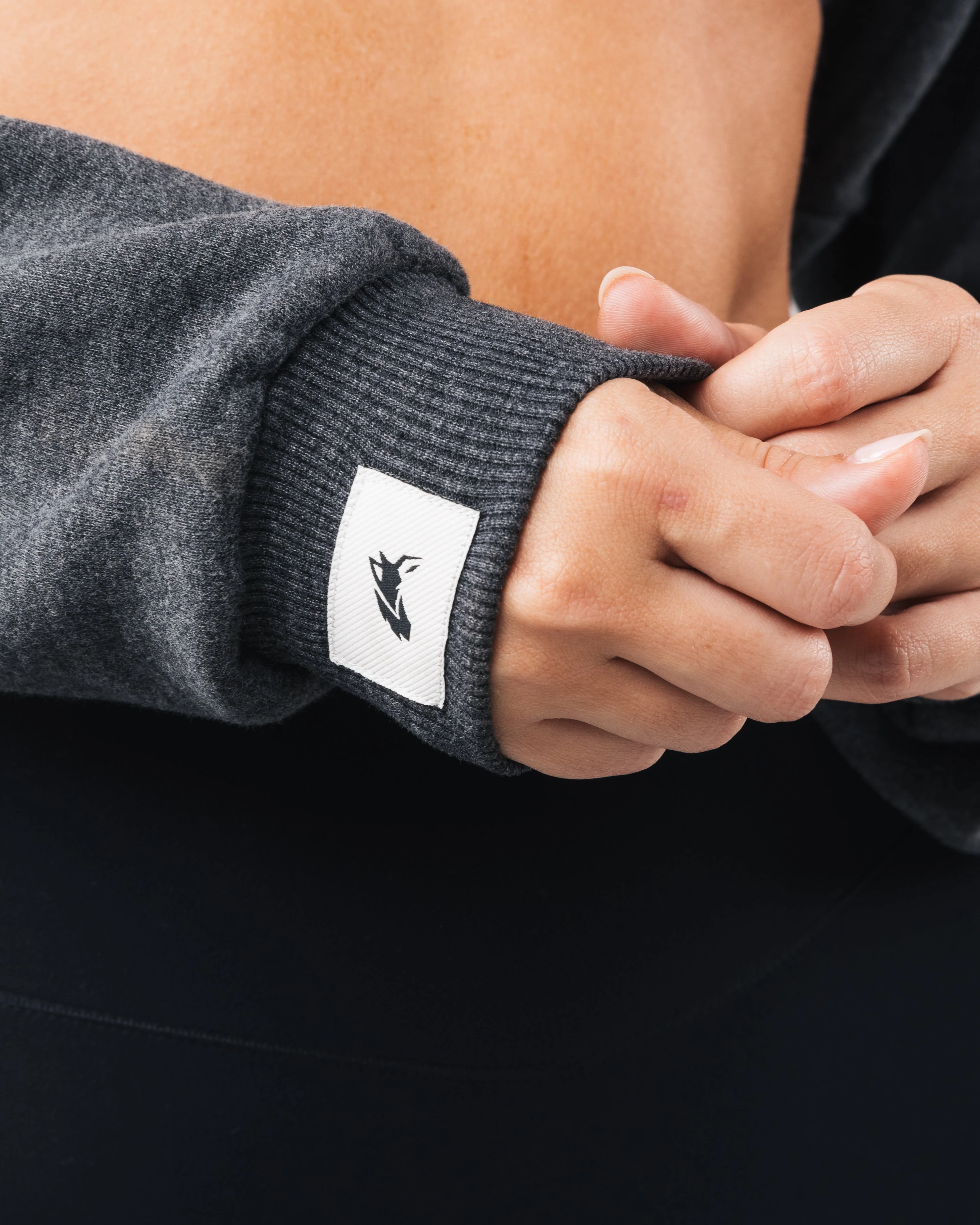 Overlay Shrug - Heather Black - Image 7