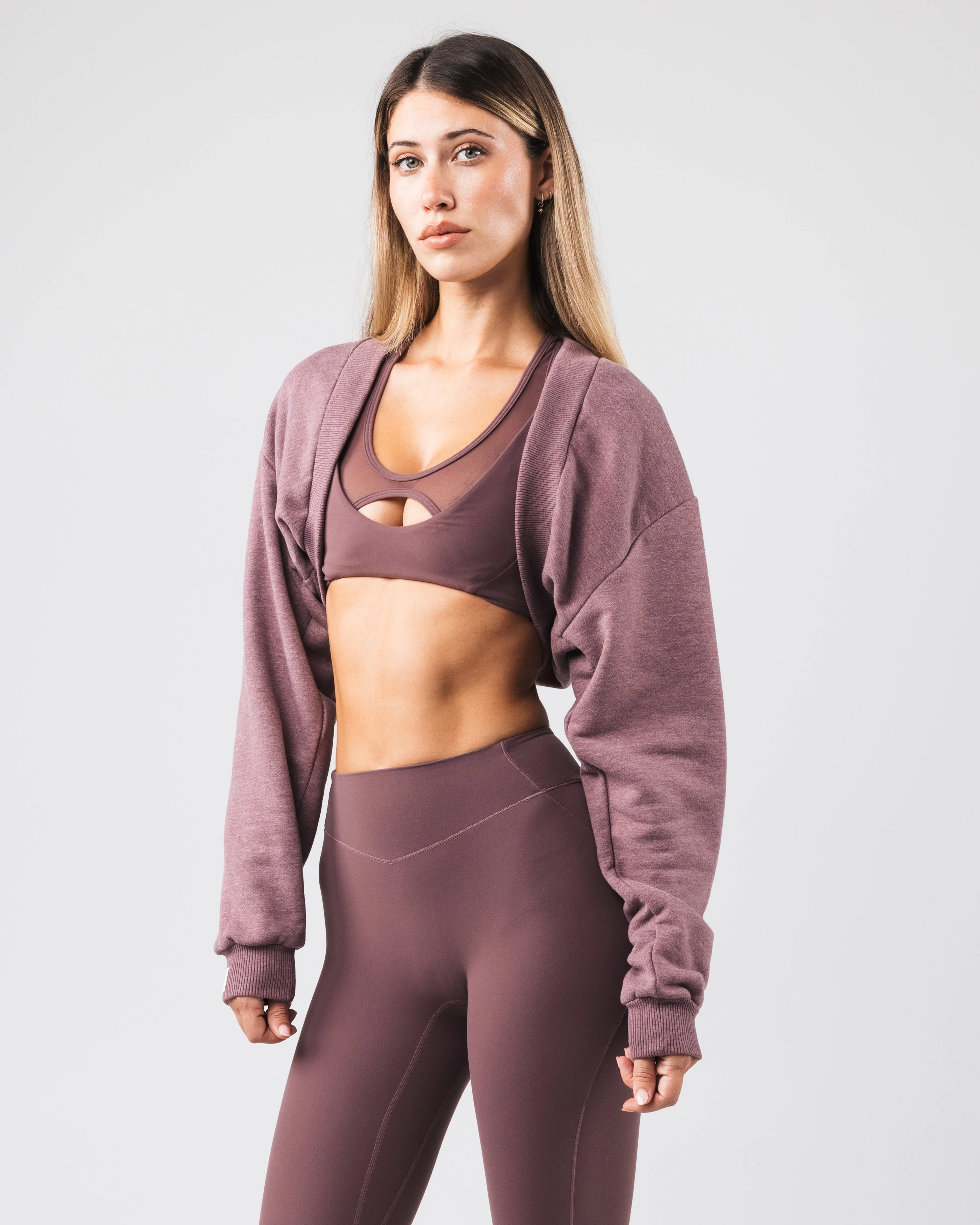Overlay Shrug - Heather Sugar - Image 3