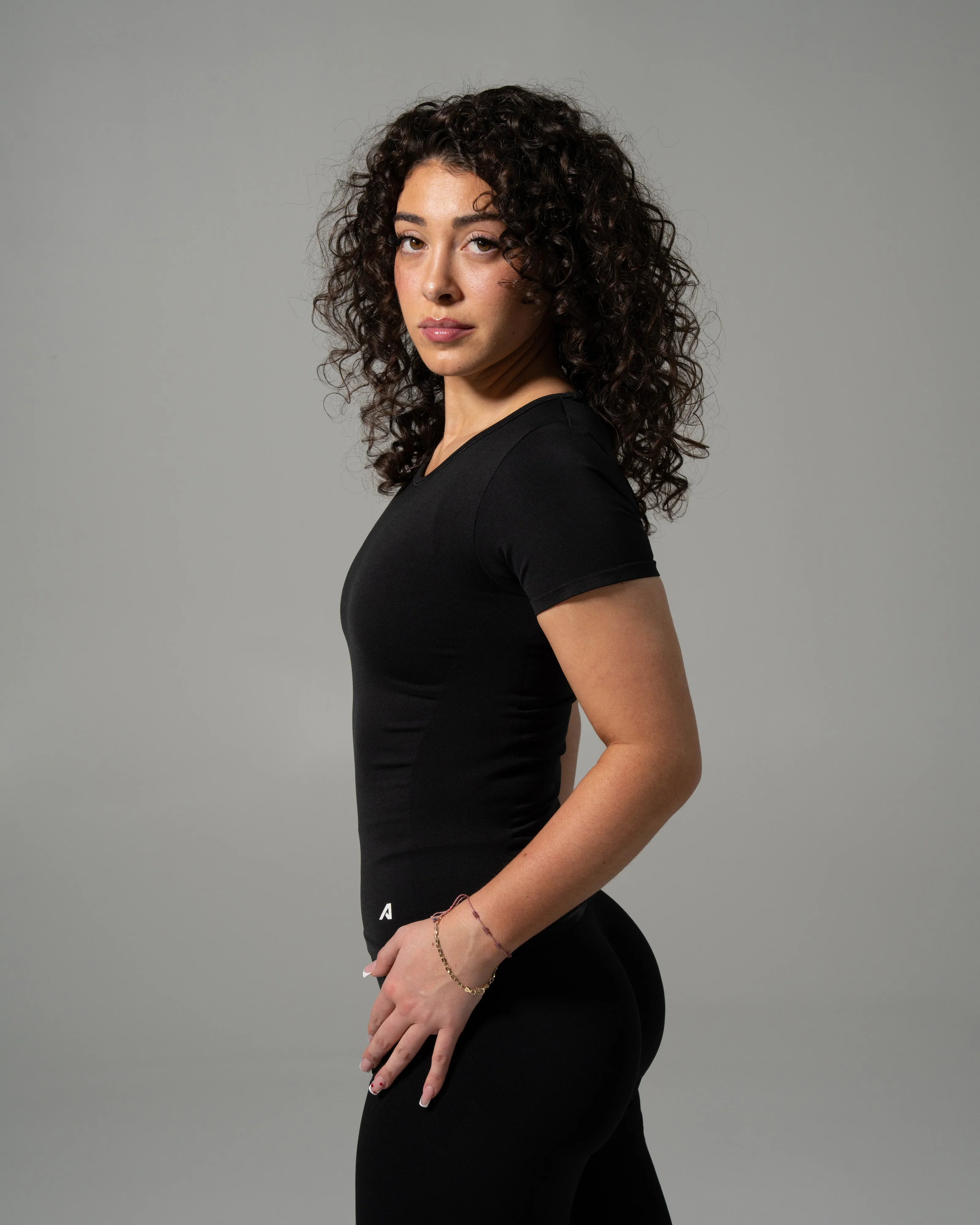 Glass Tee - Black - Image 3
