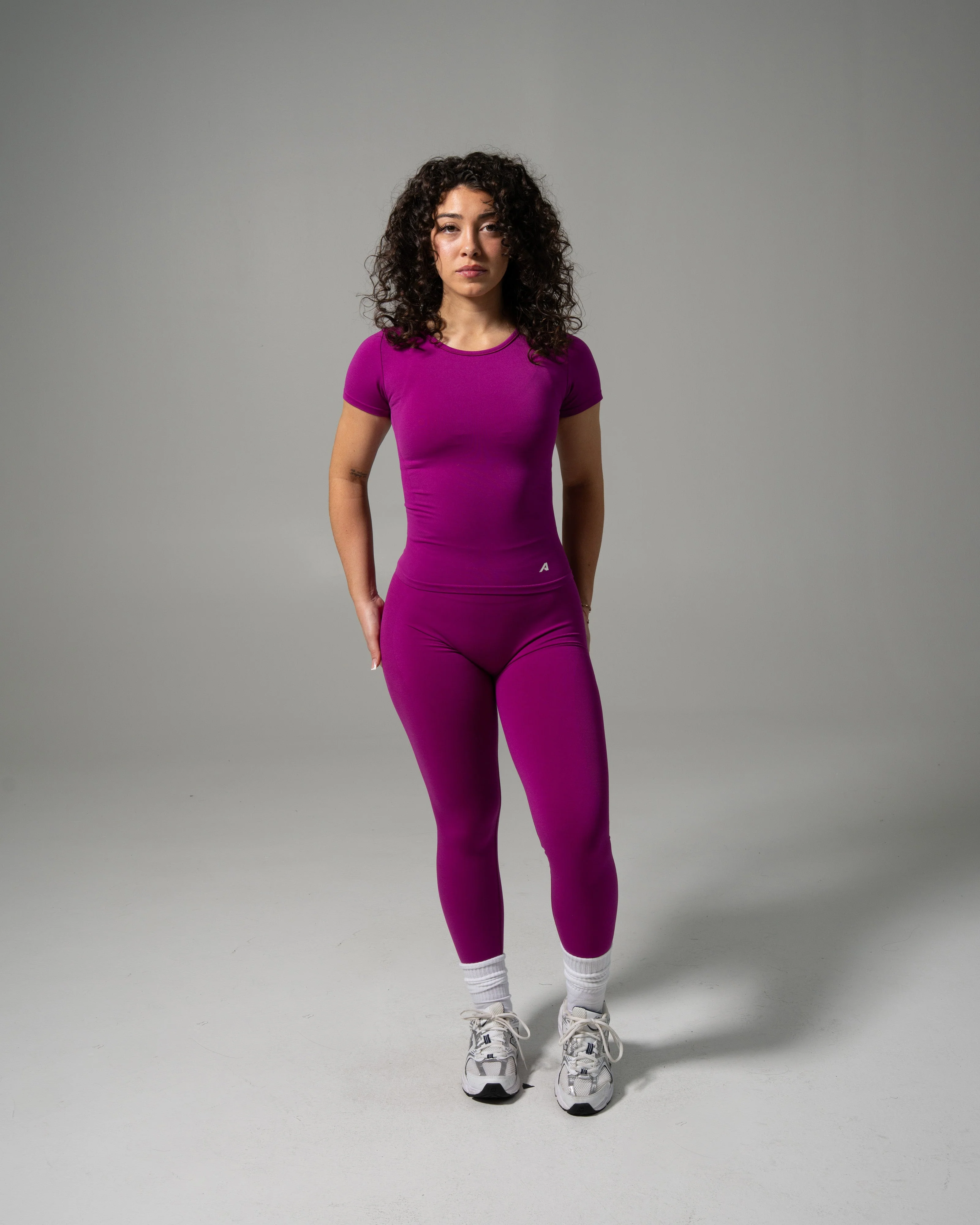 Glass Tee - Dark Fuchsia - Image 4