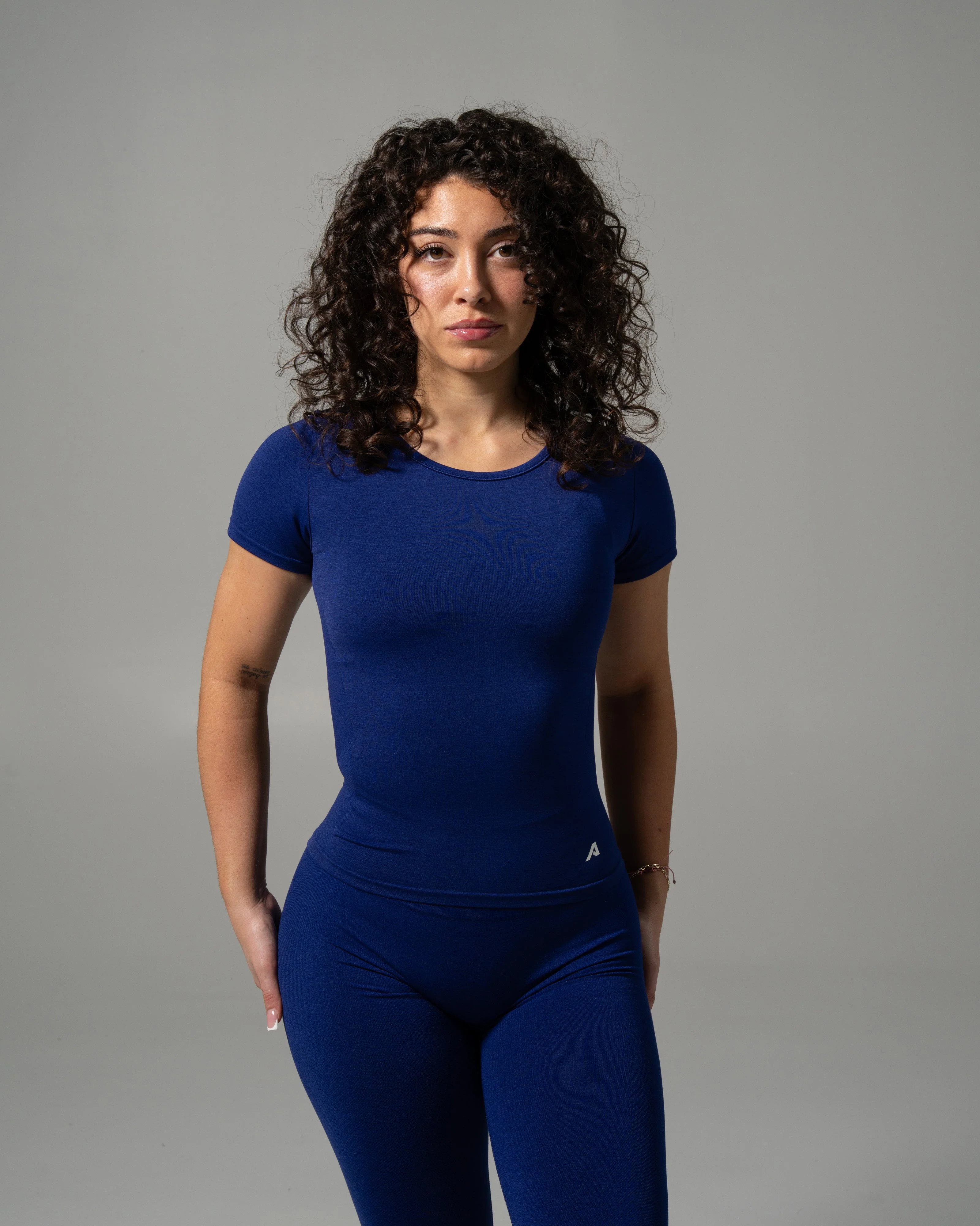Glass Tee - Indigo